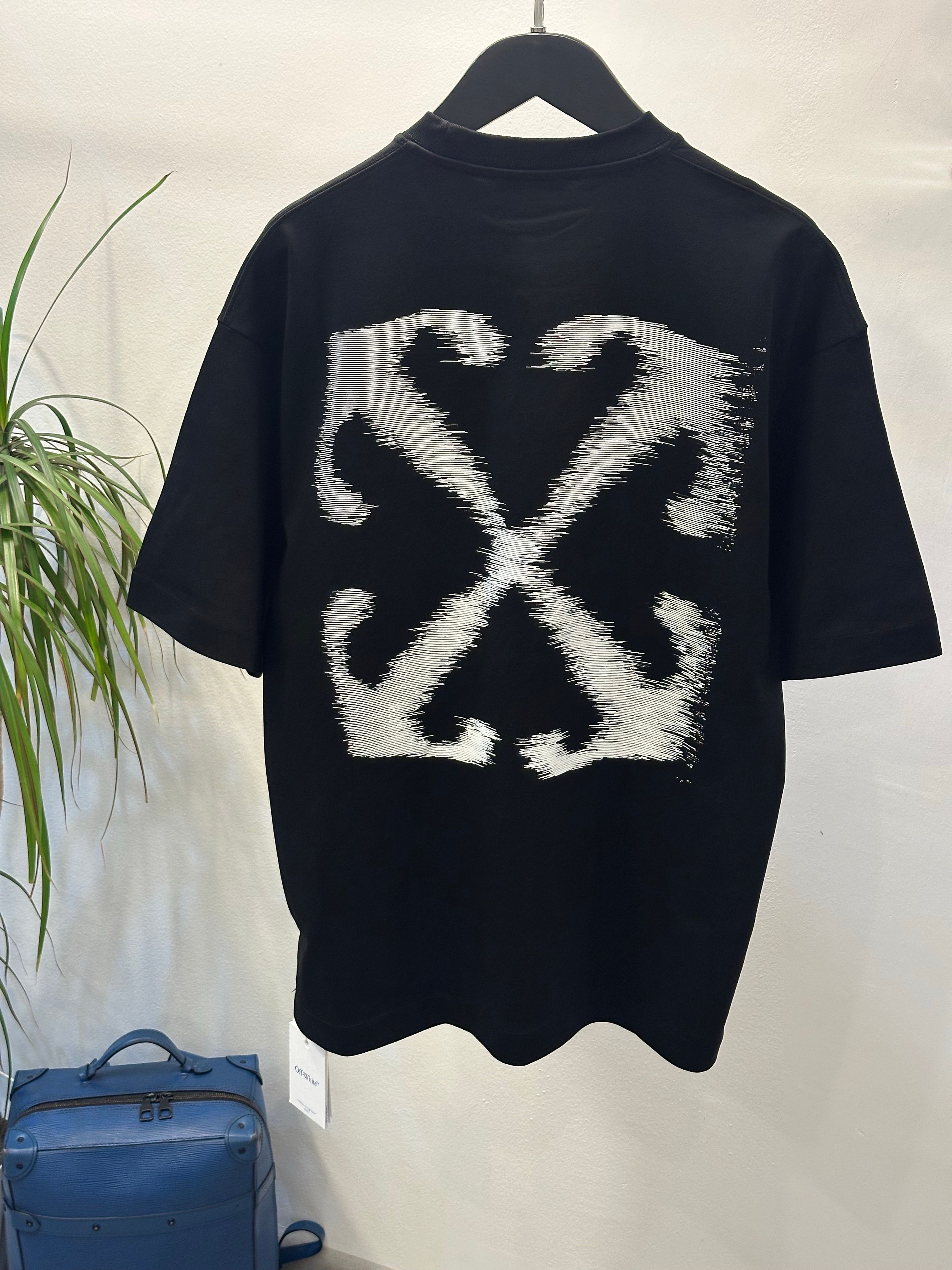 Off White Arrow Siyah Logo Tişört 