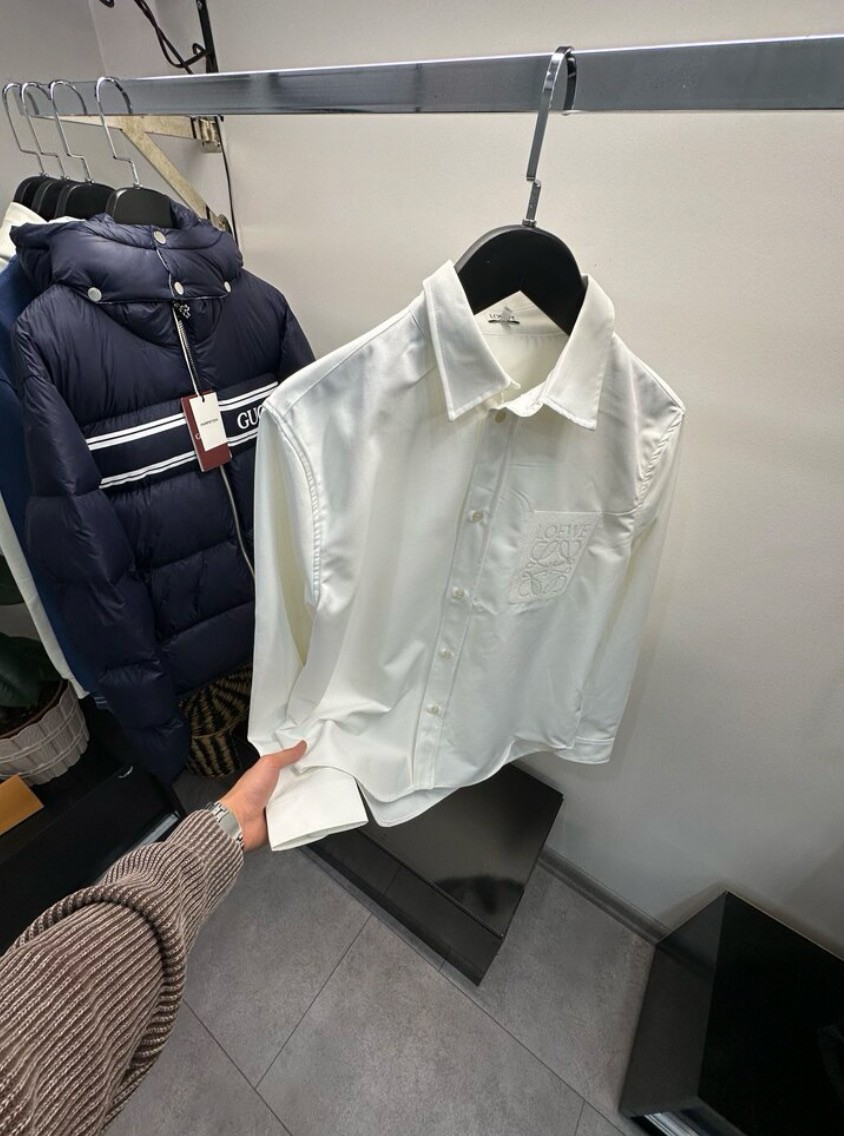 Loewe Beyaz Klasik Gömlek