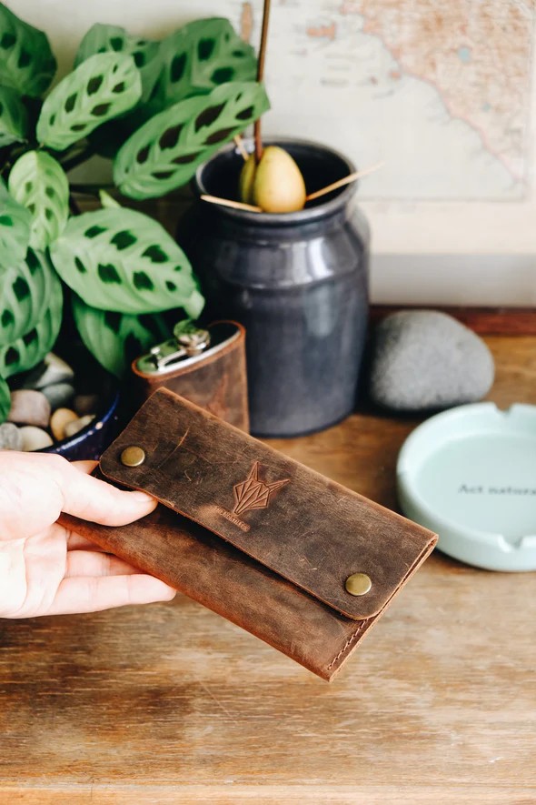 Handmade Genuine Leather Tobacco Pouch