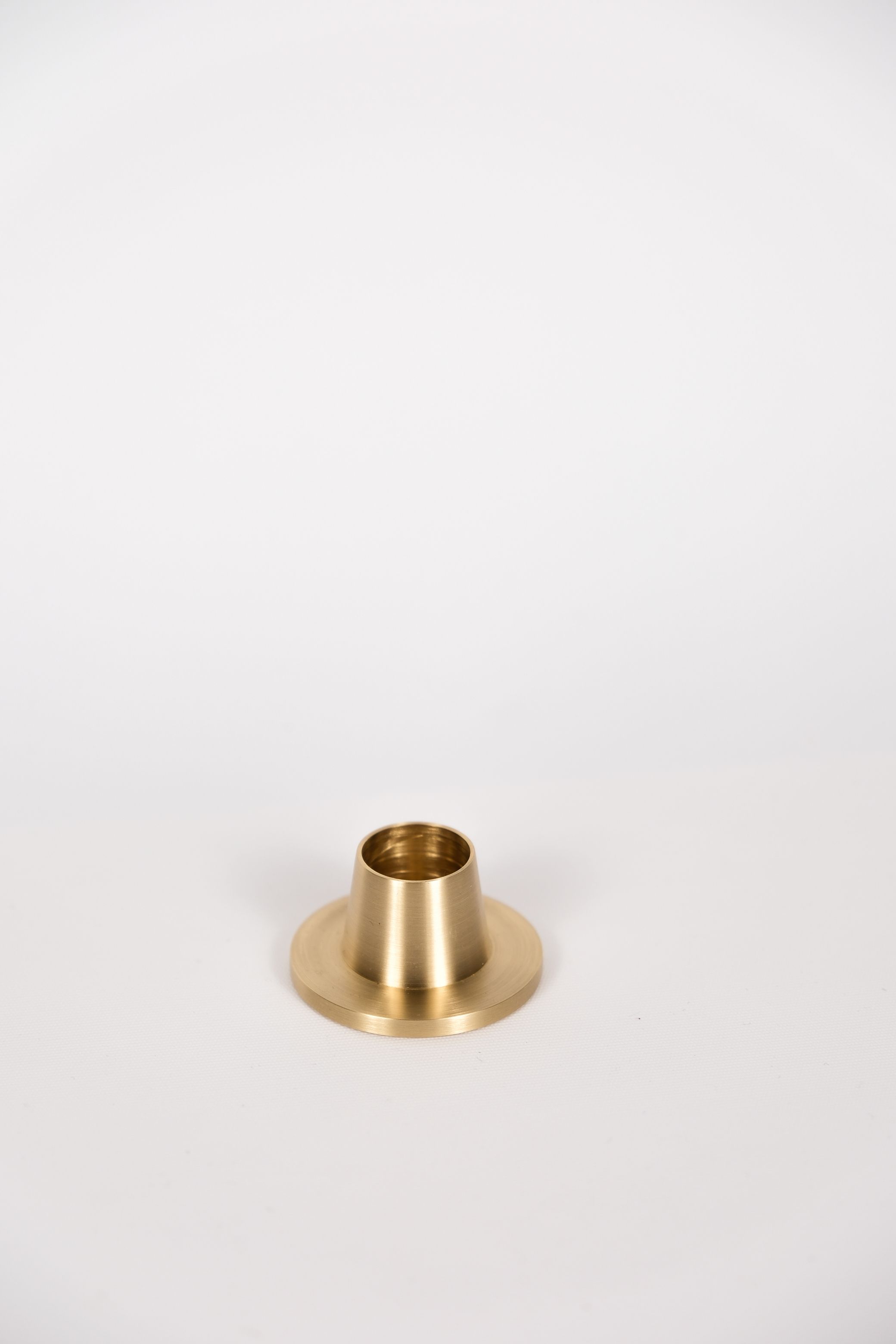50s Dip Brass Candlestick Candle Holder