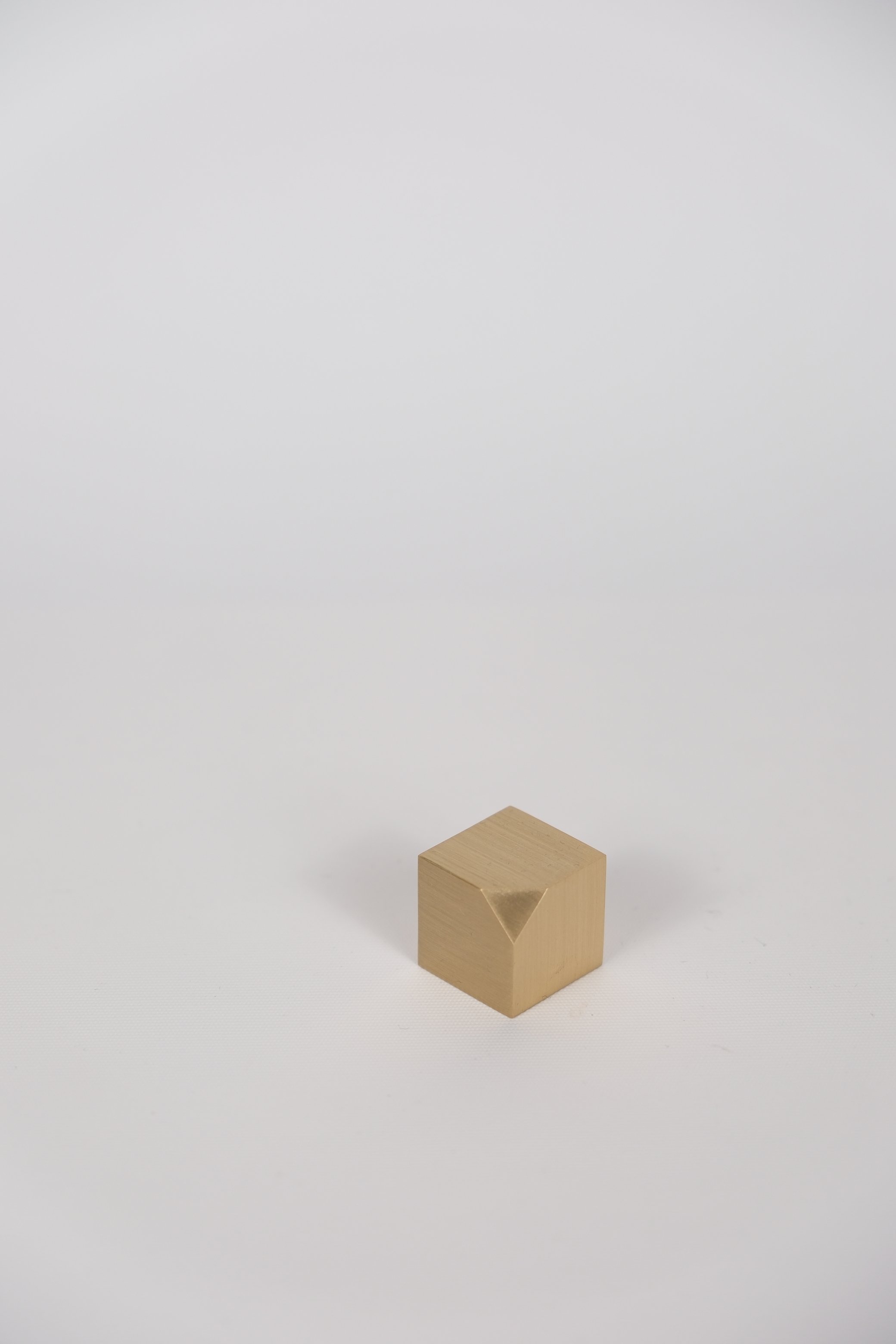Brass Paperweight with Modern Design