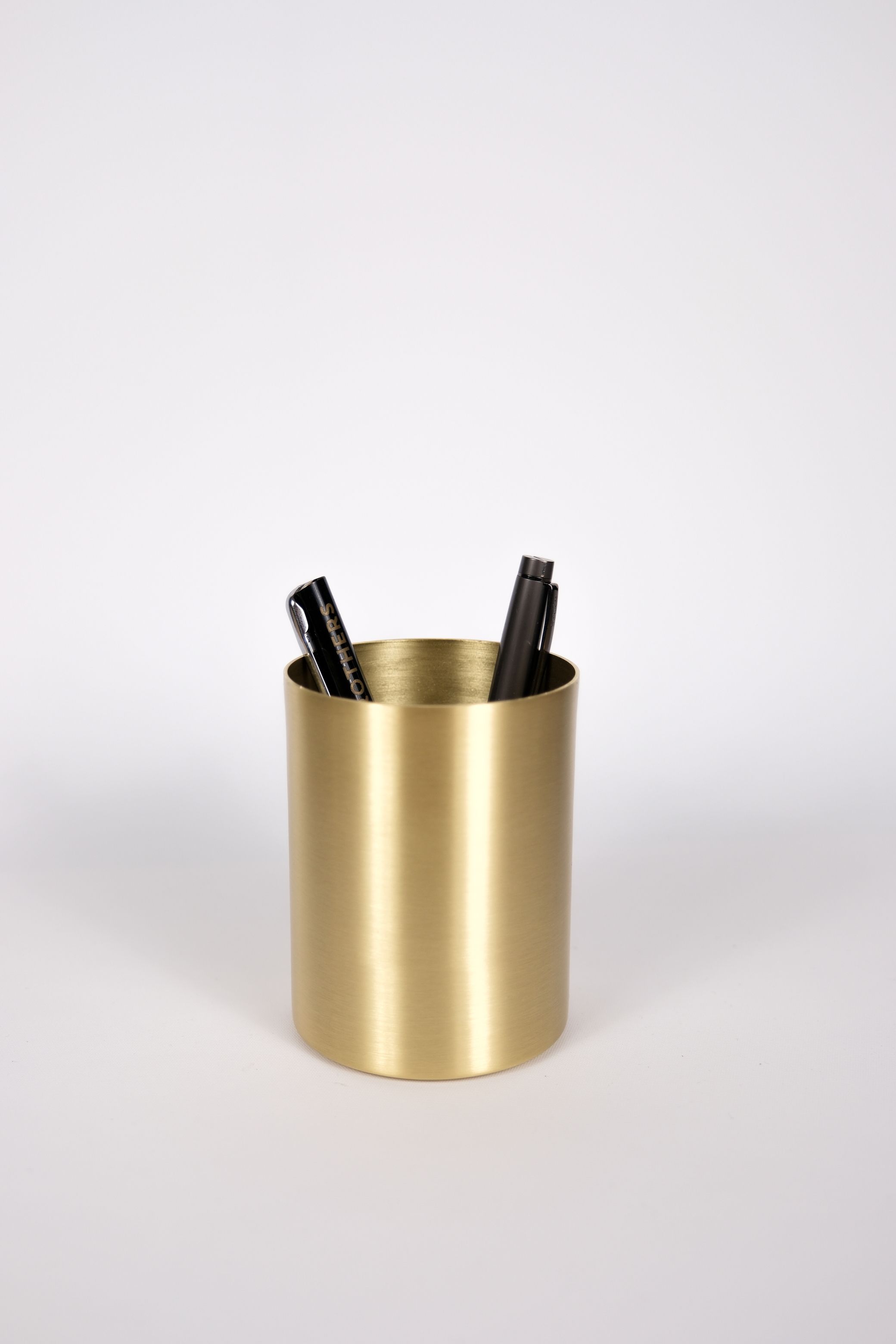 Large Size Desktop Pen Holder | Handcrafted Brass