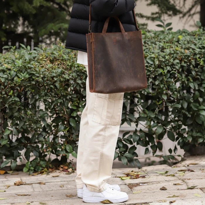Zippered Tote Bag Large