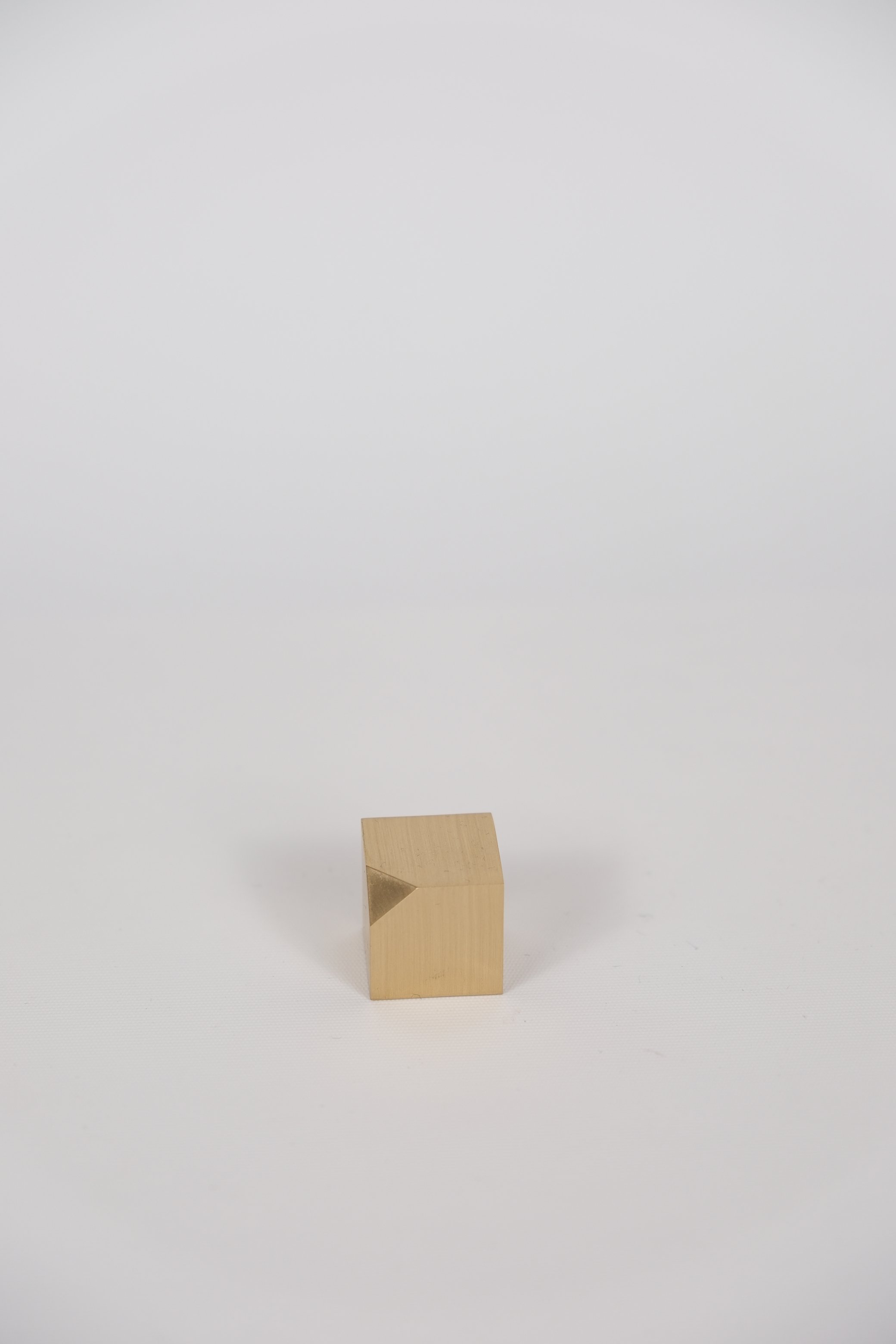 Brass Paperweight with Modern Design