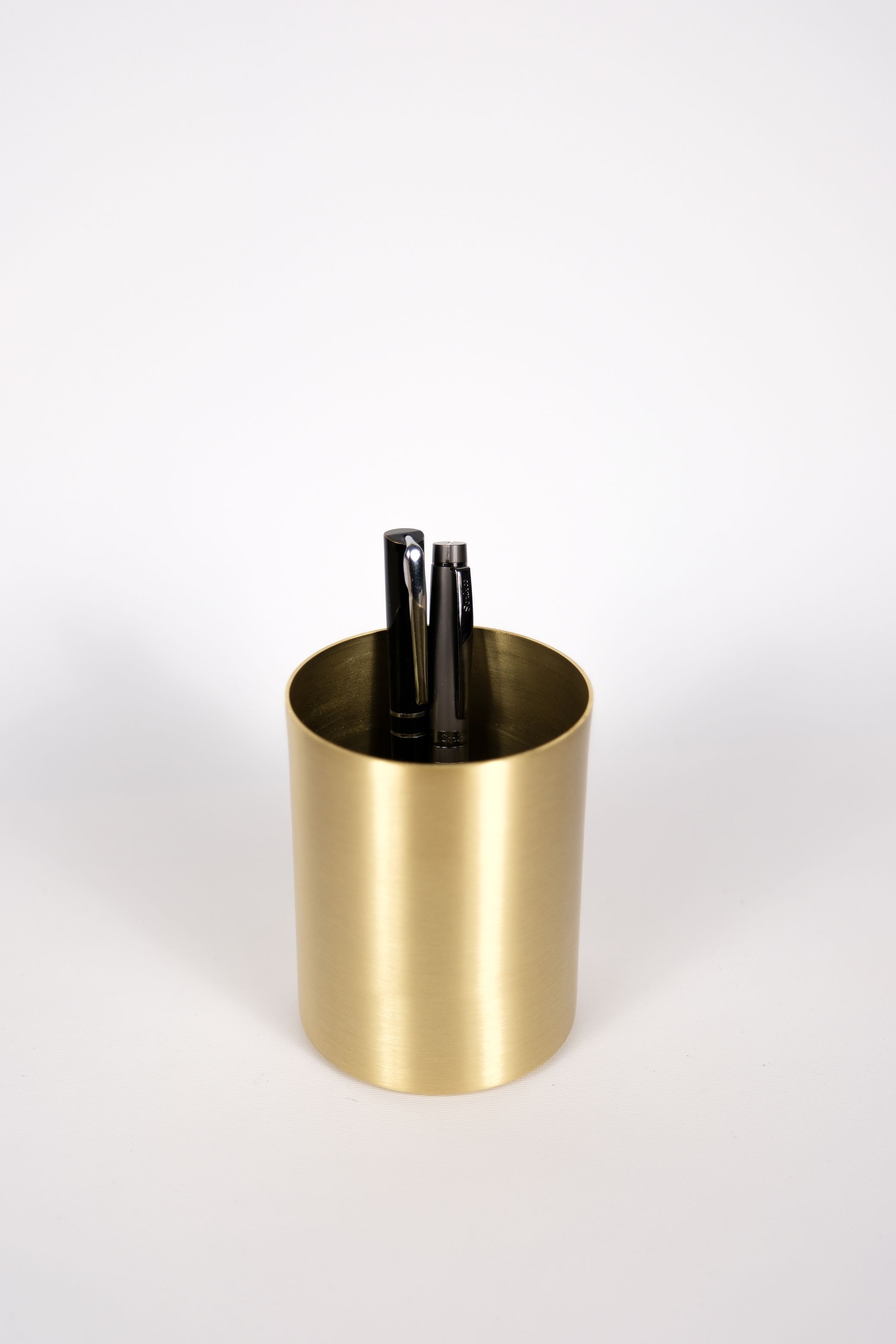 Large Size Desktop Pen Holder | Handcrafted Brass