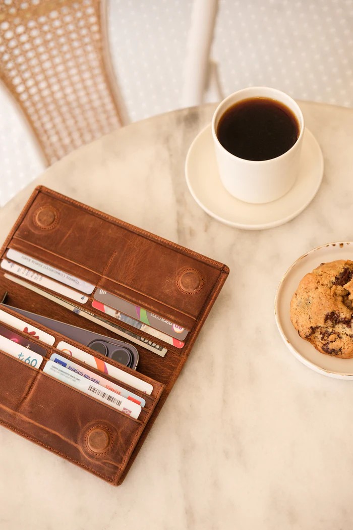Magnetic Leather Wallet