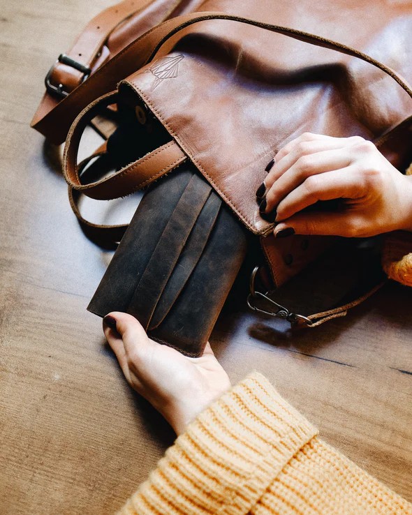 Handmade Genuine Leather Travel Wallet