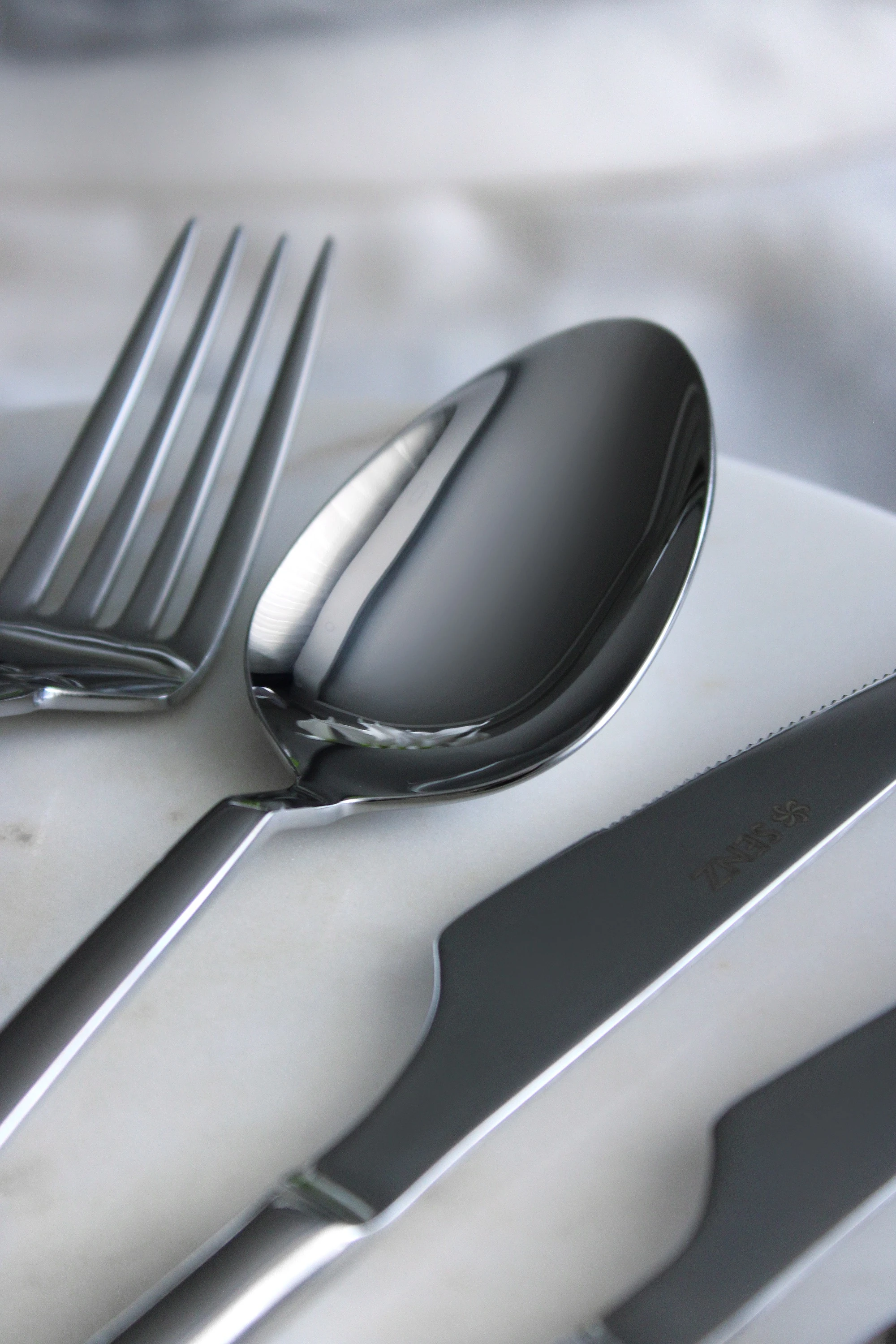 Senz Vega Çatal Kaşık Bıçak Takımı 12 Kişilik 84 Parça