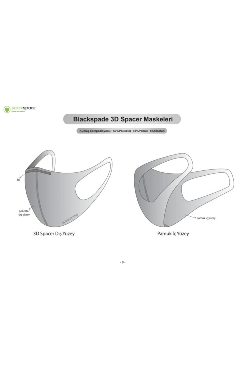 BLACKSPADE Çocuk Koruyucu Maske S1