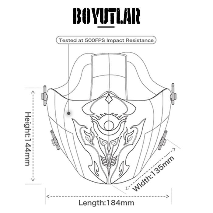 AMOMAX  Ferro Polimer Mask