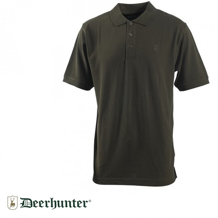 DEERHUNTER Berkeley 378 Polo Yaka Bark Yeşil Tişört