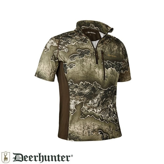 DEERHUNTER Yaka Fermurlı K.Kollu Realtree Tişört