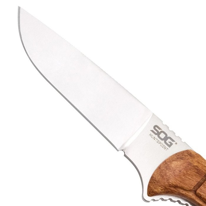 SOG HT022L Huntspoint Ahşap Saplı Avcı Bıçağı