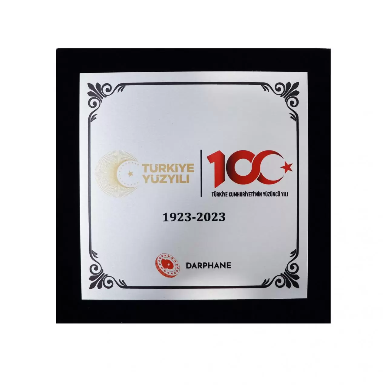 100.Yıl Lacivert Kadife Hatıra Para Kutusu