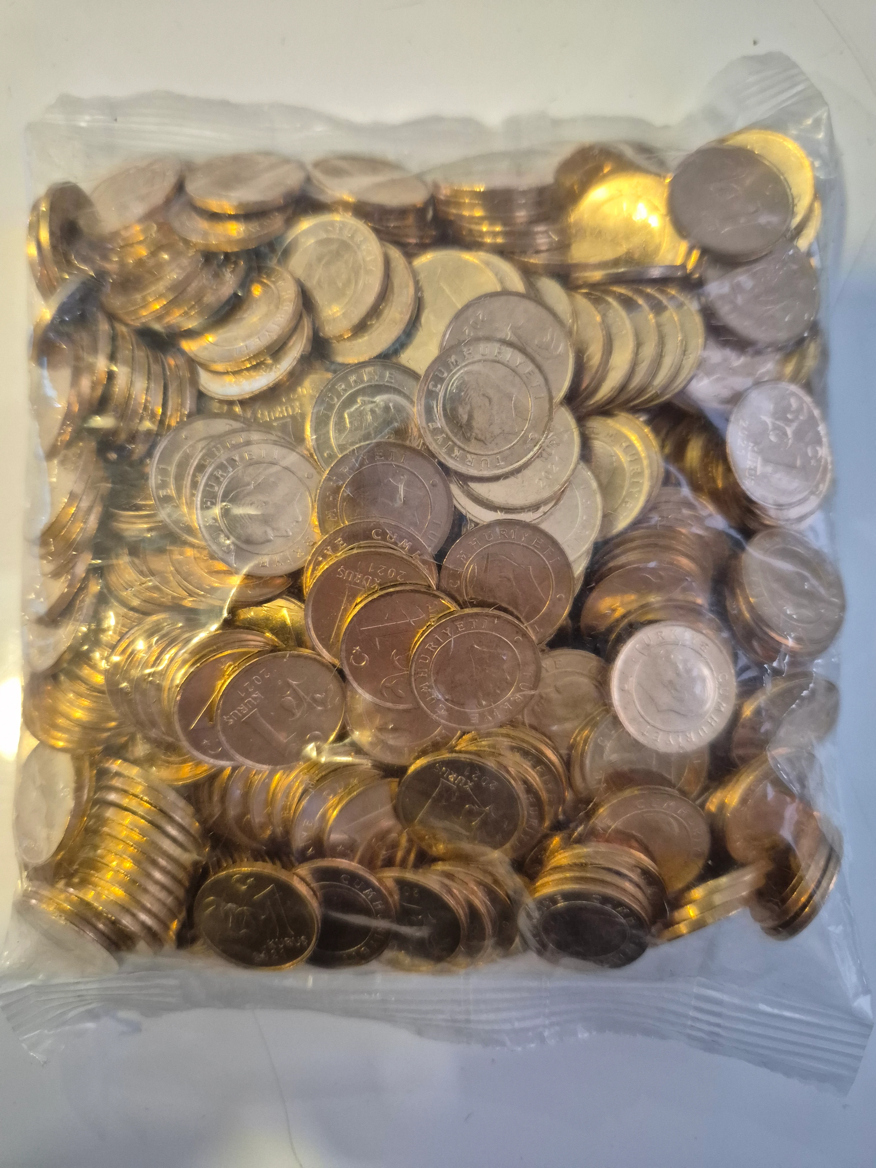 2021 Tedavül 1 Kuruş Darphane Poşetinde