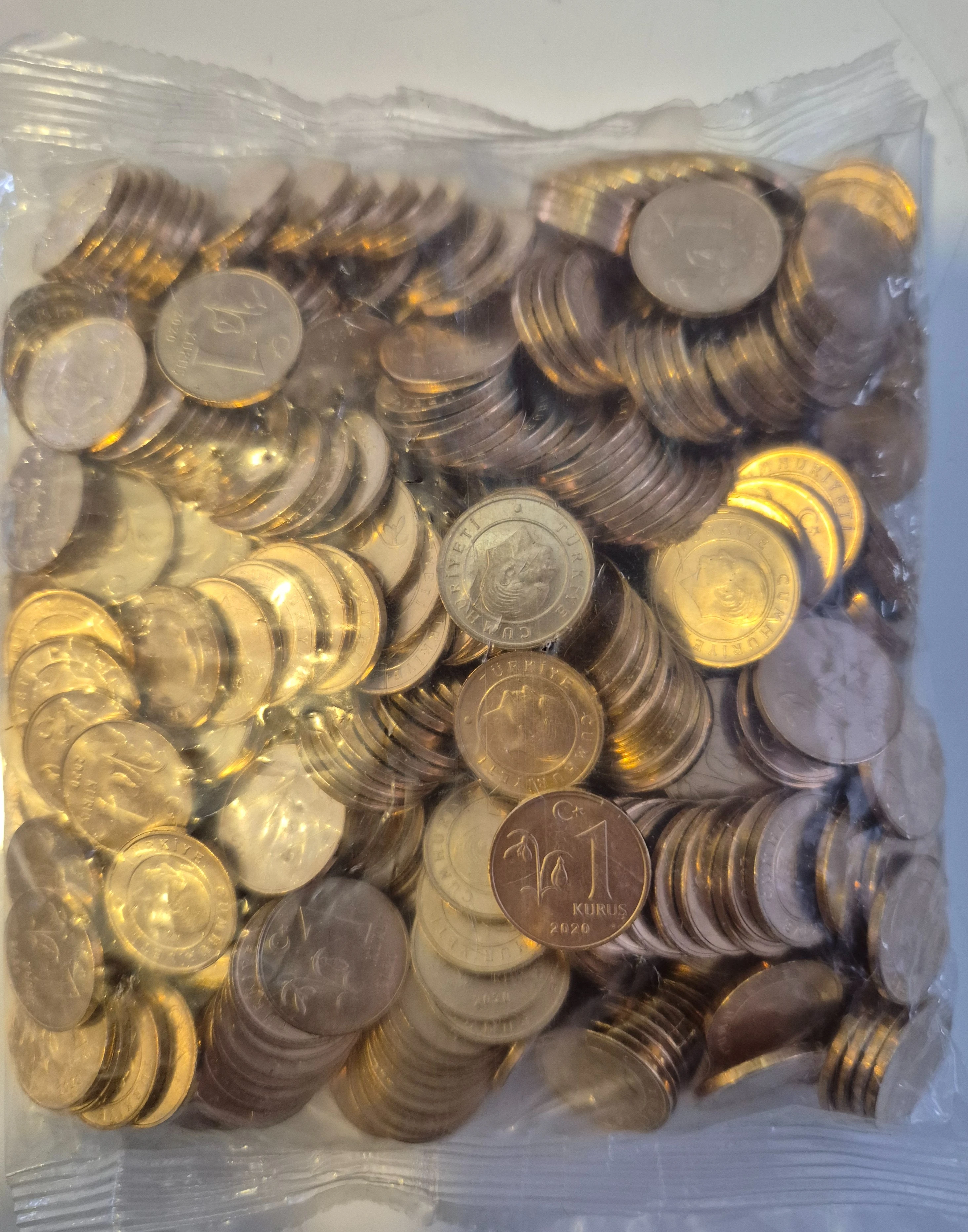 2020 Tedavül 1 Kuruş Darphane Poşetinde