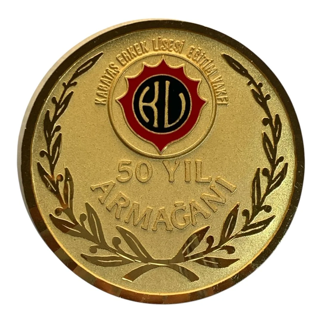 Kabataş Erkek Lisesi Eğitim Vakfı 50. Yıl Madalyonu (Kutulu)