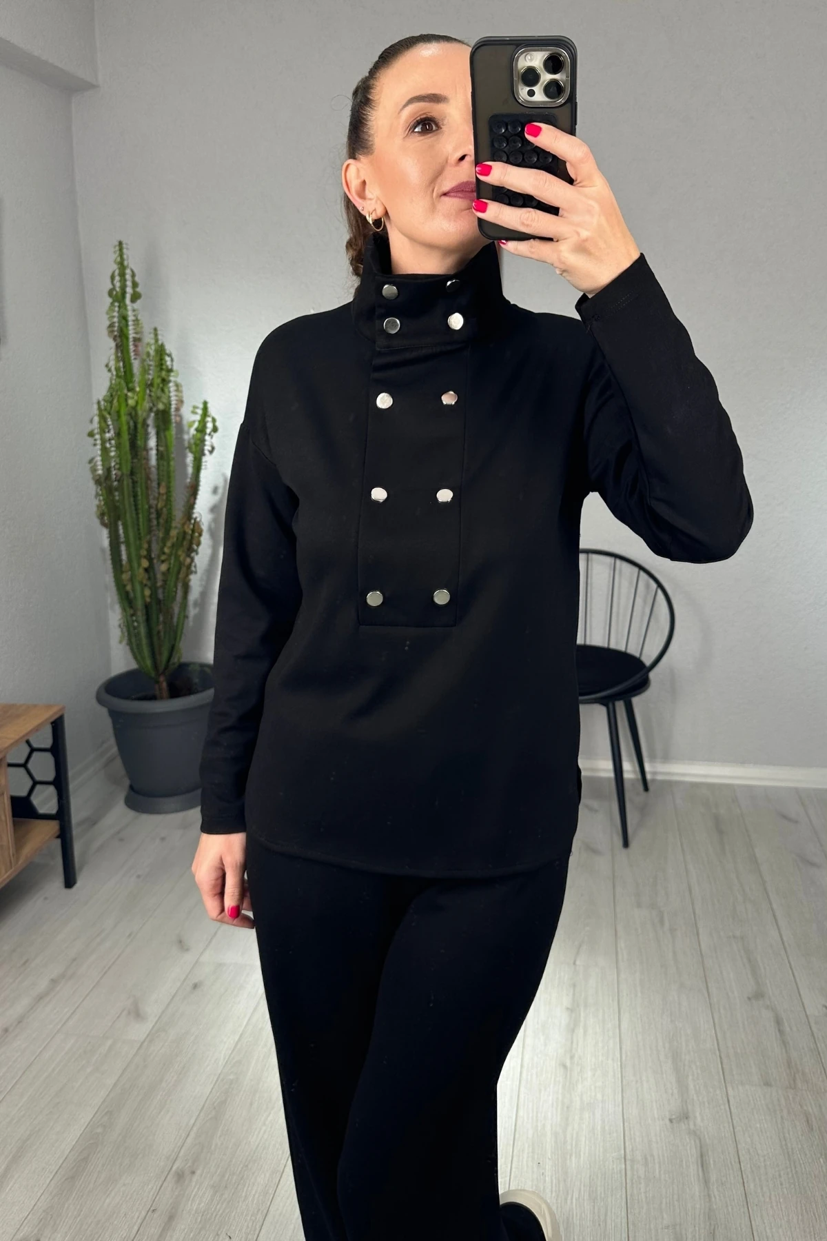 Çıtçıtlı Modal Takım