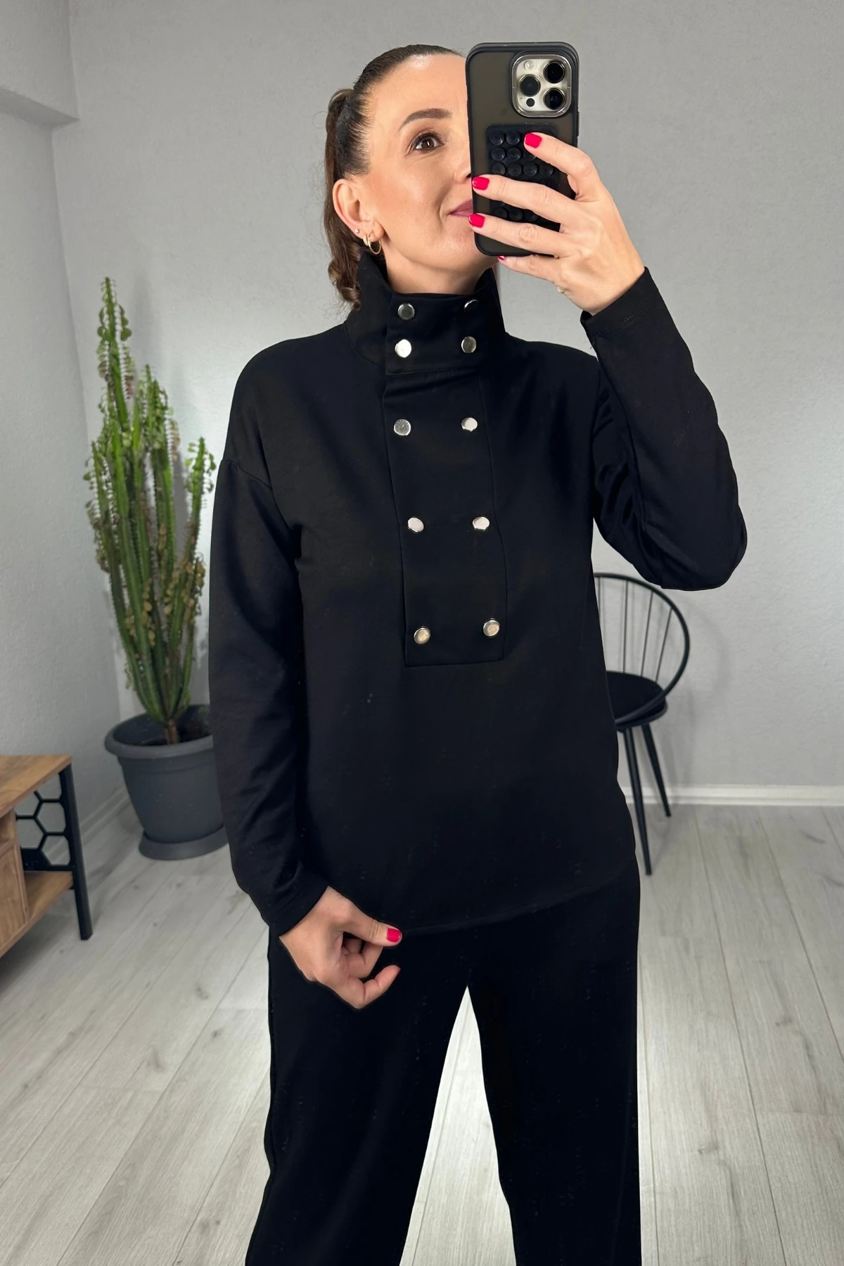 Çıtçıtlı Modal Takım