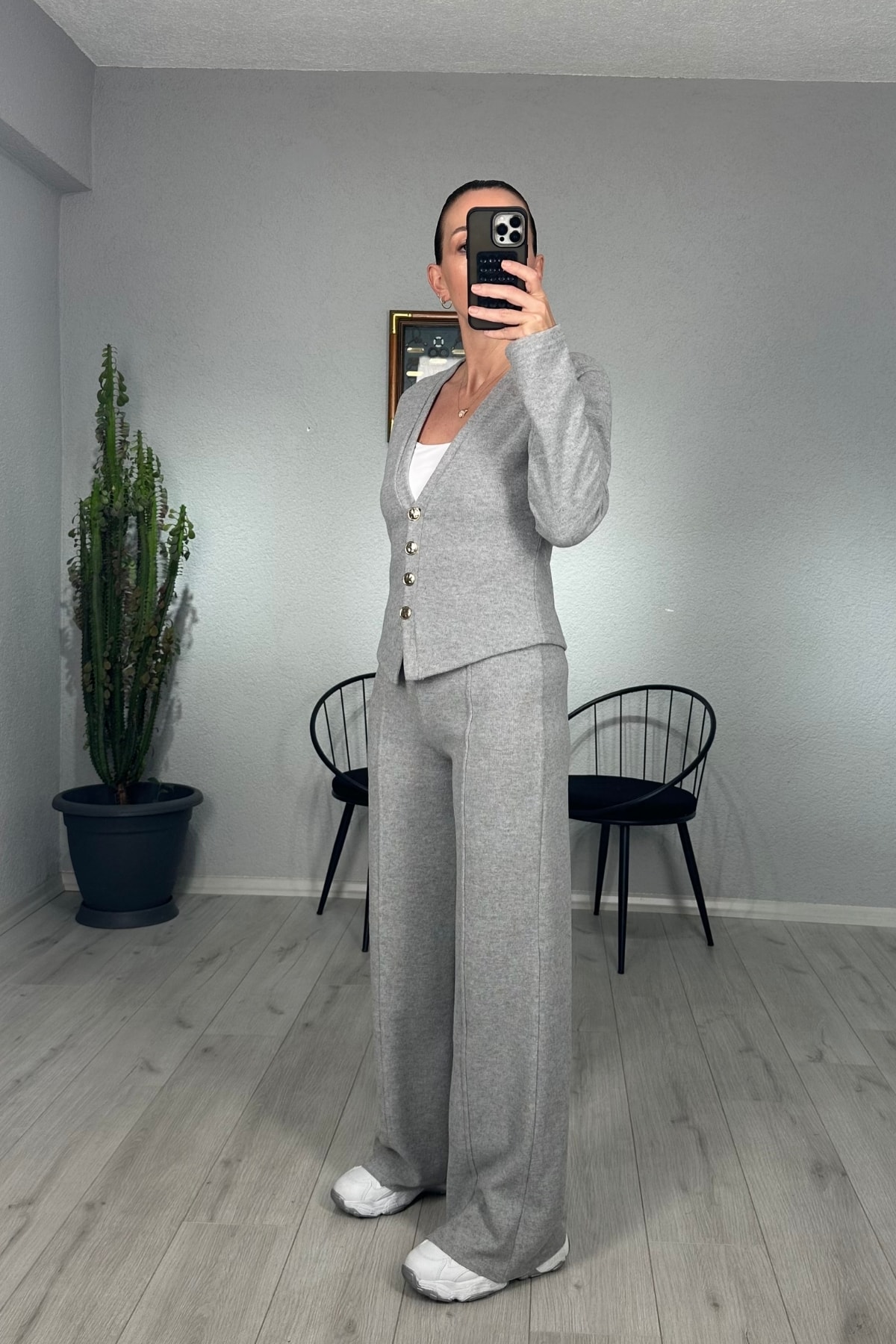 Zara Model Pantolon Hırka Takım 