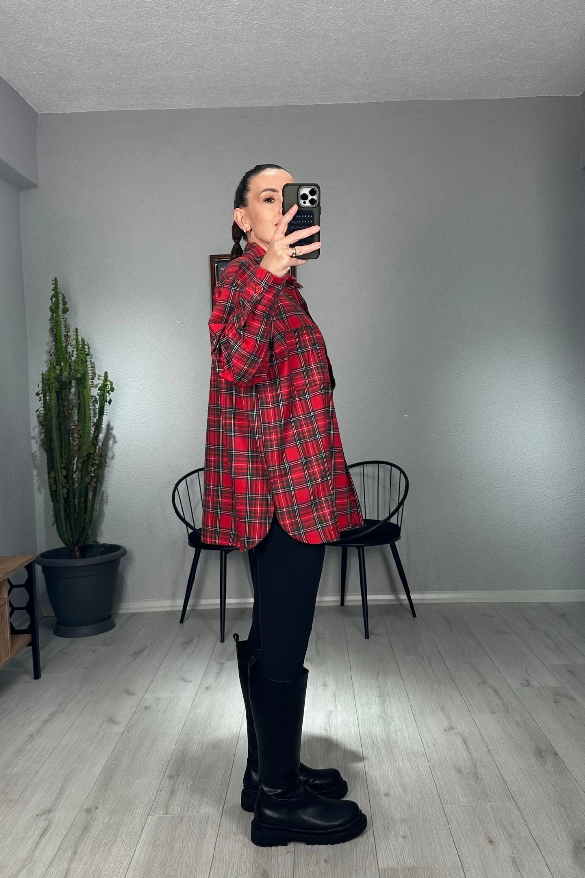 Oversize Oduncu Gömlek 