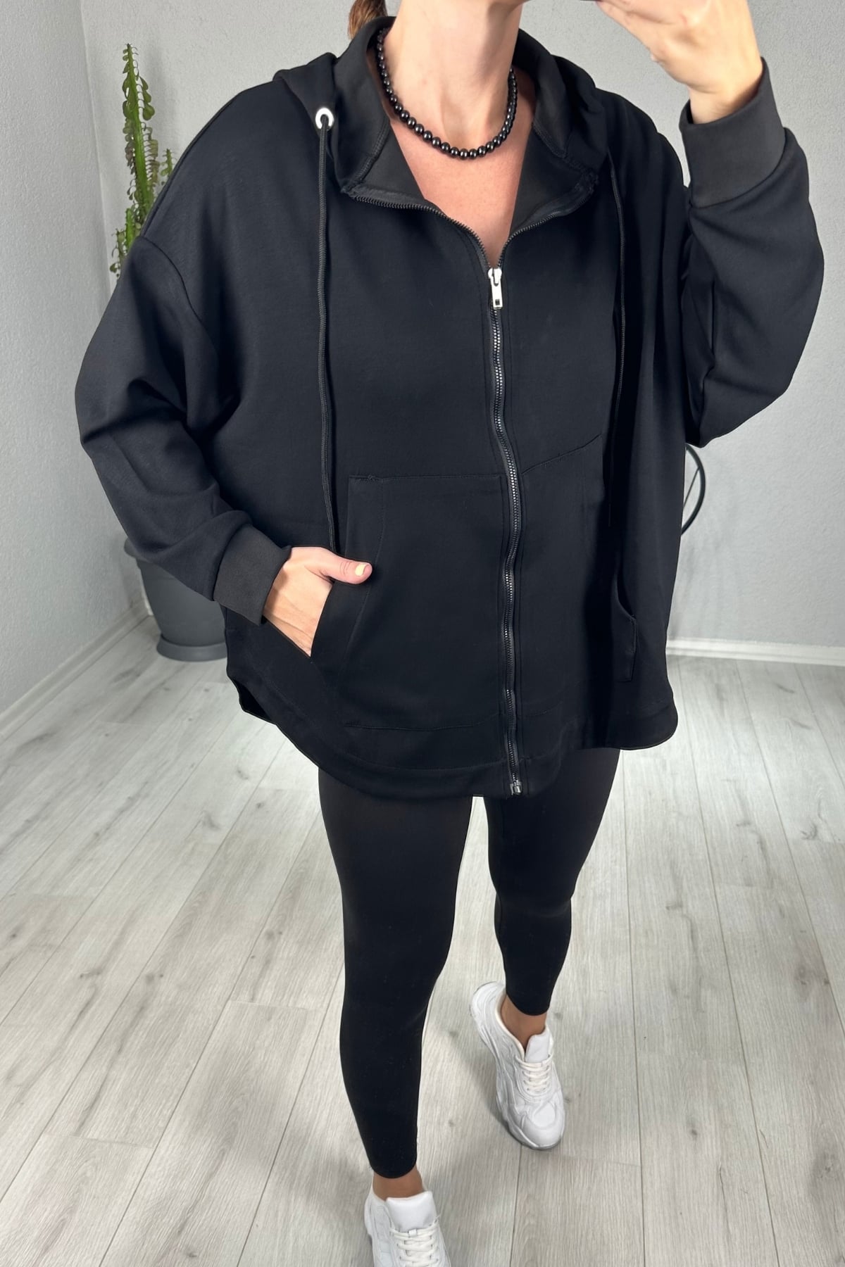 MYS Oversize Kapşonlu Sweatshirt