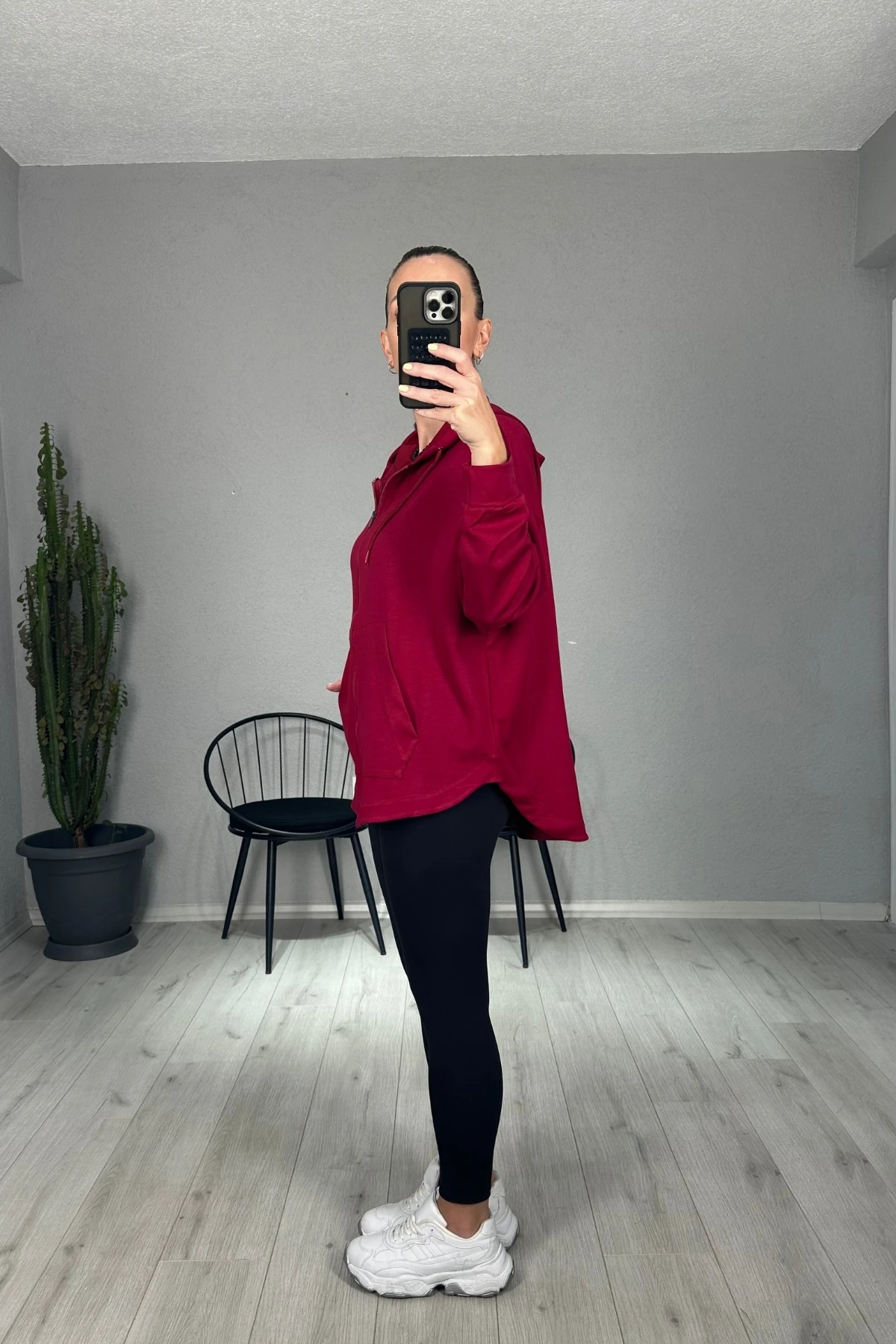 MYS Oversize Kapşonlu Sweatshirt