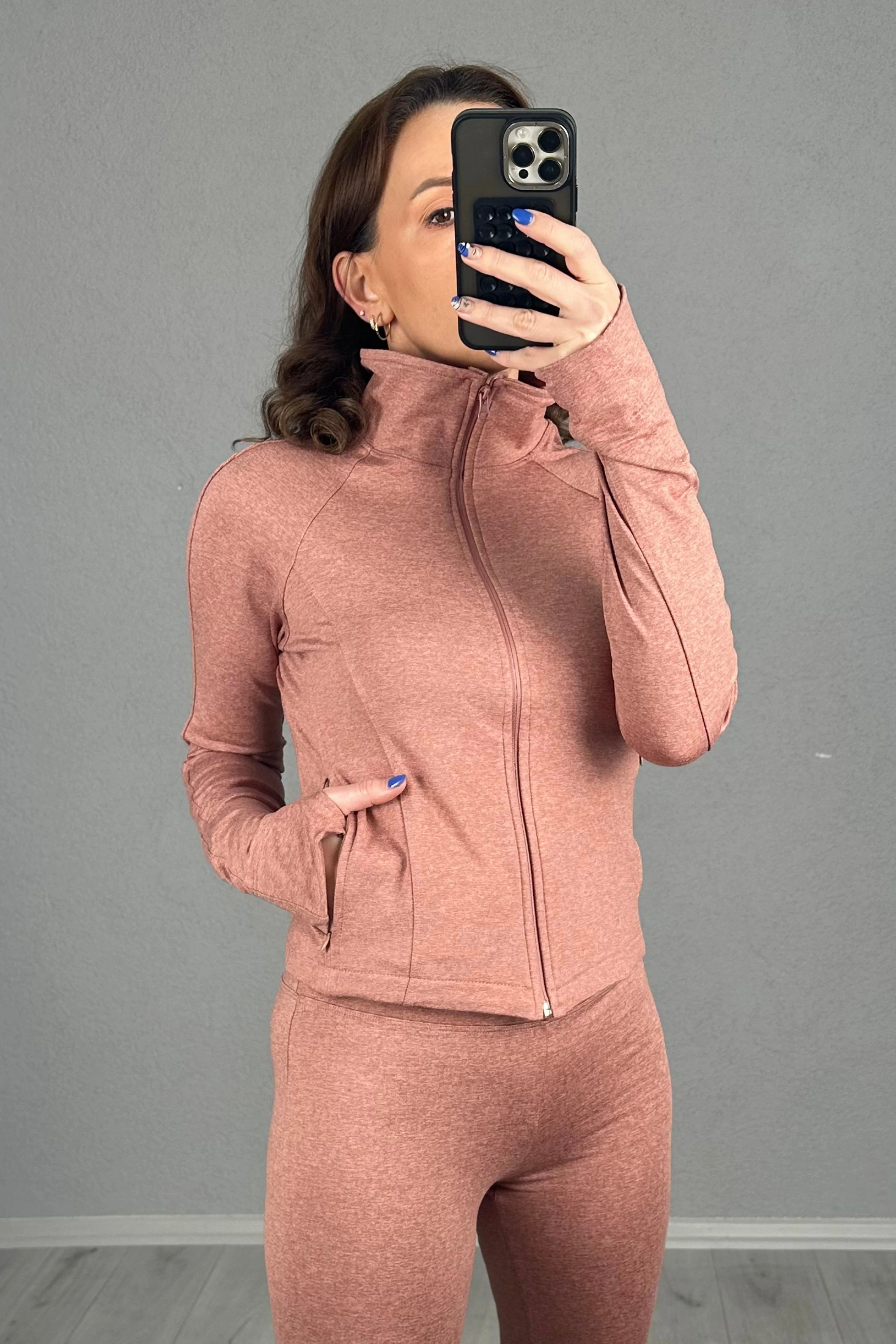 Rose Oysh İspanyol Tayt Ve Sweatshirt Takım 