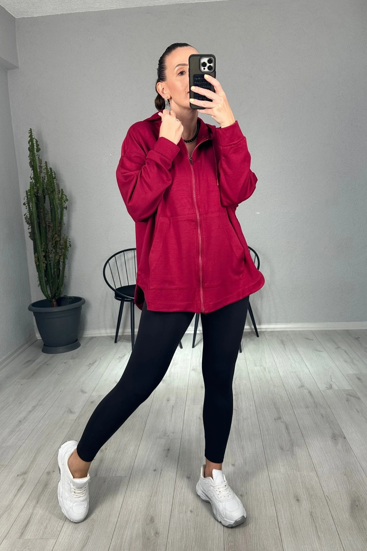 MYS Oversize Kapşonlu Sweatshirt