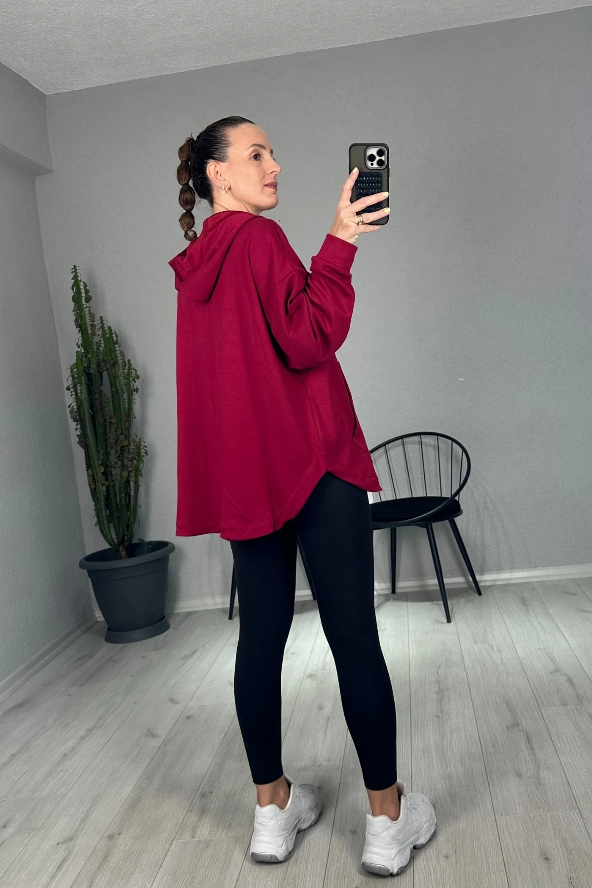 MYS Oversize Kapşonlu Sweatshirt