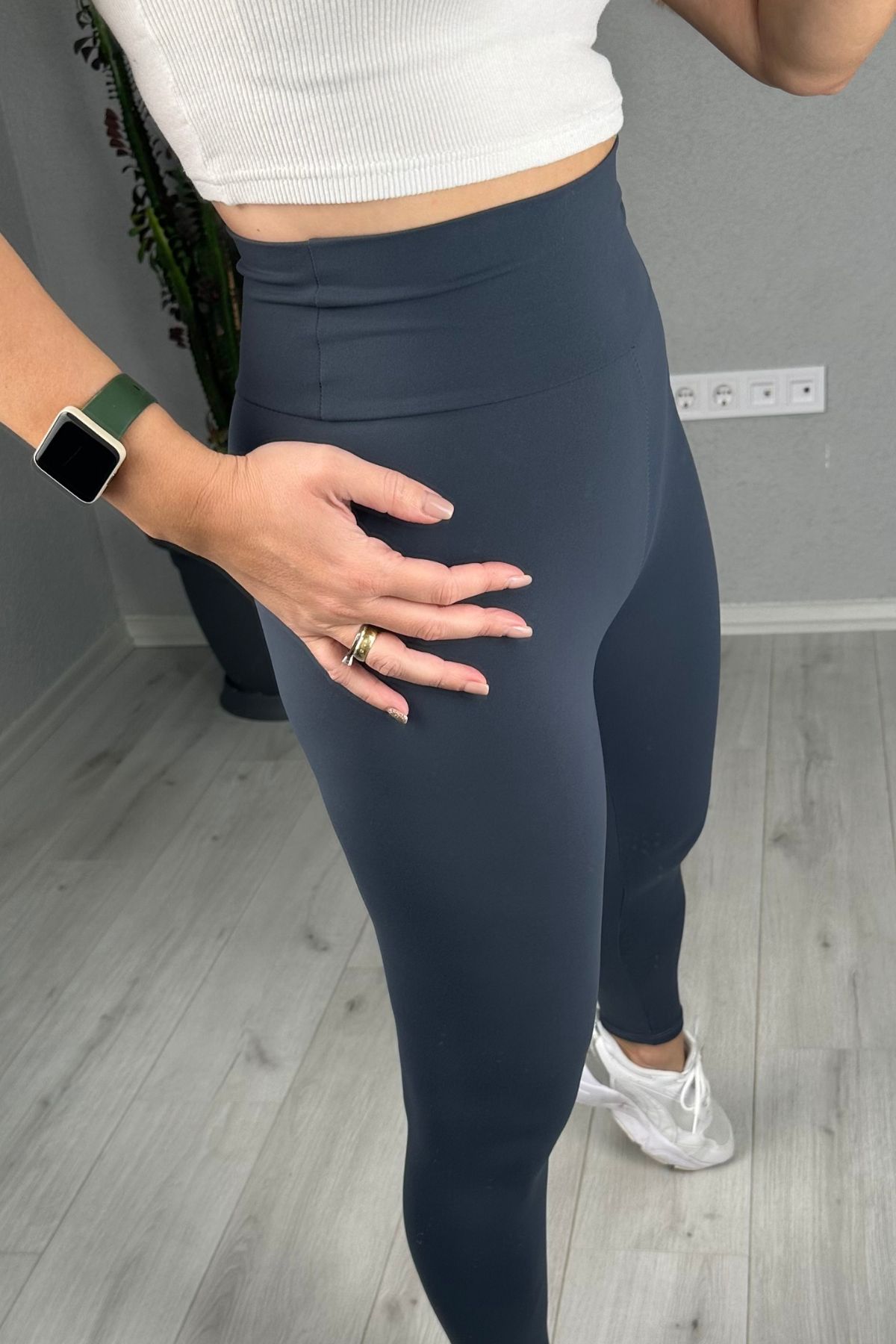 Oysh İthal Kumaş Süper Fit Toparlayıcı Likralı Tayt