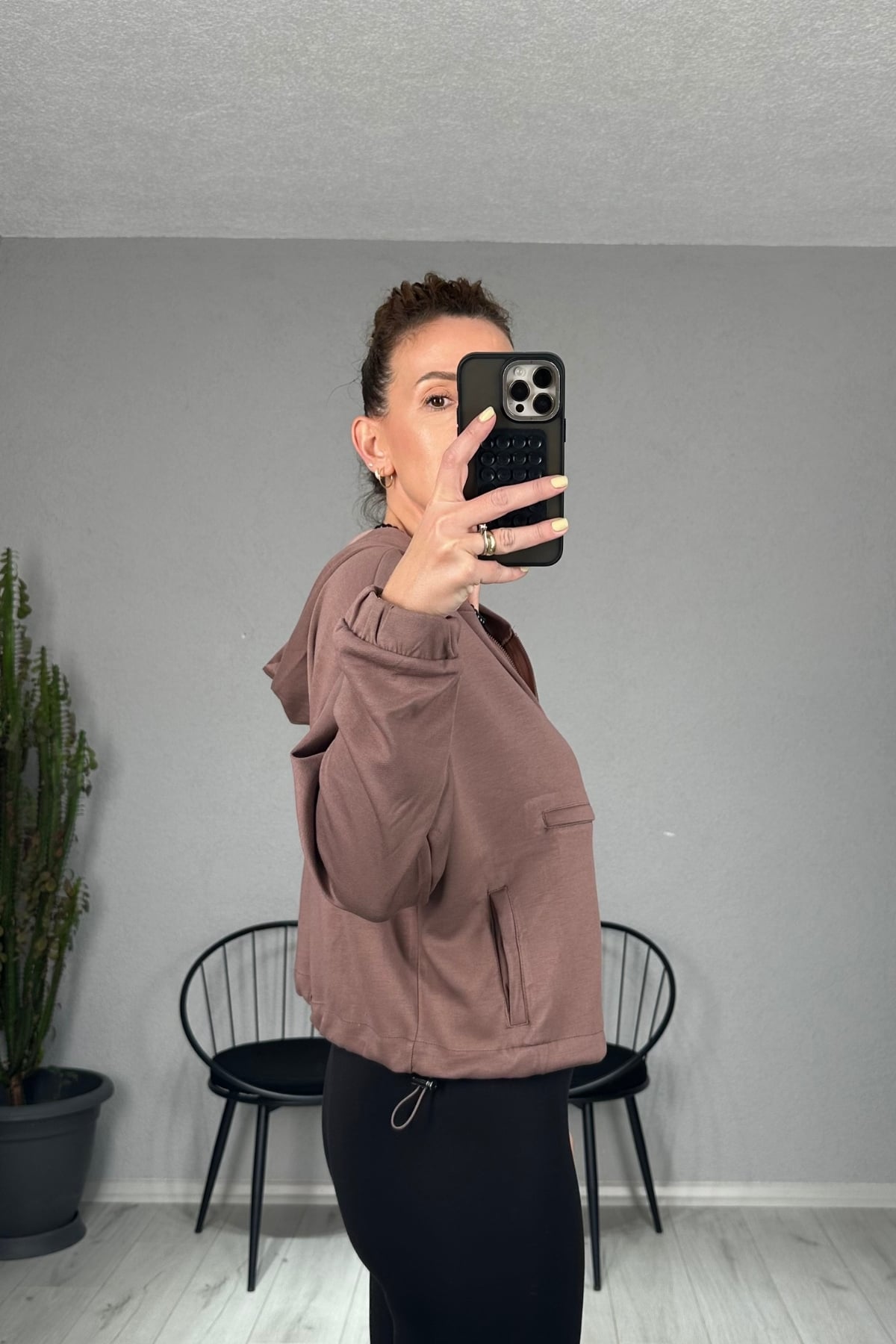 Modal Kanguru Cepli Sweatshirt
