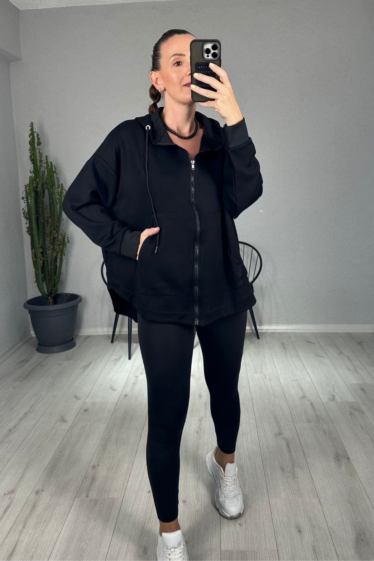 MYS Oversize Kapşonlu Sweatshirt