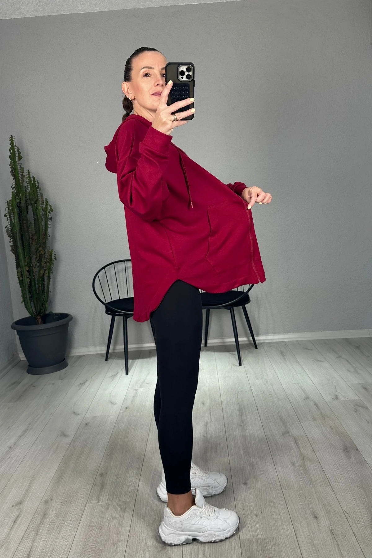 MYS Oversize Kapşonlu Sweatshirt