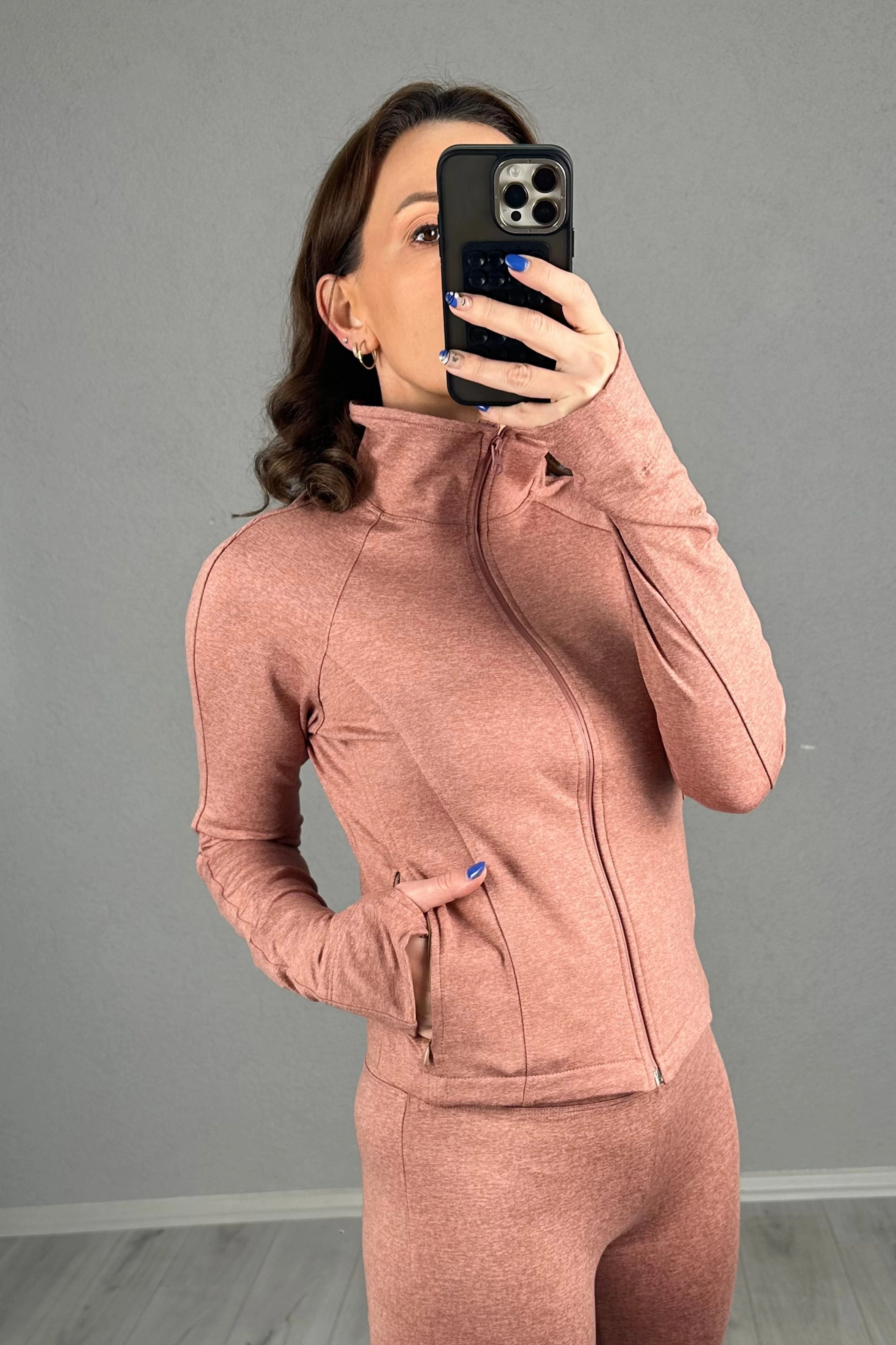 Rose Oysh İspanyol Tayt Ve Sweatshirt Takım 