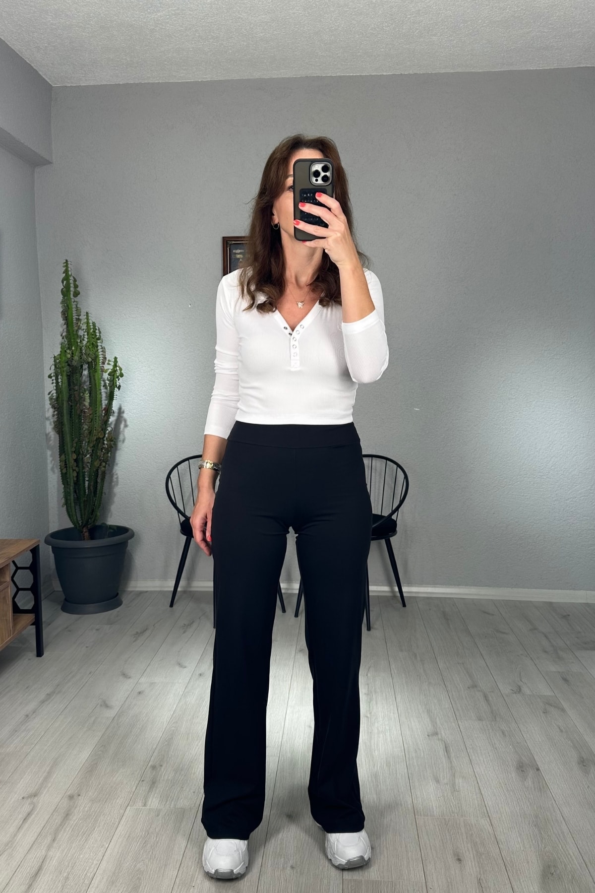 Oysh İçi Şardonlu Tayt Pantolon