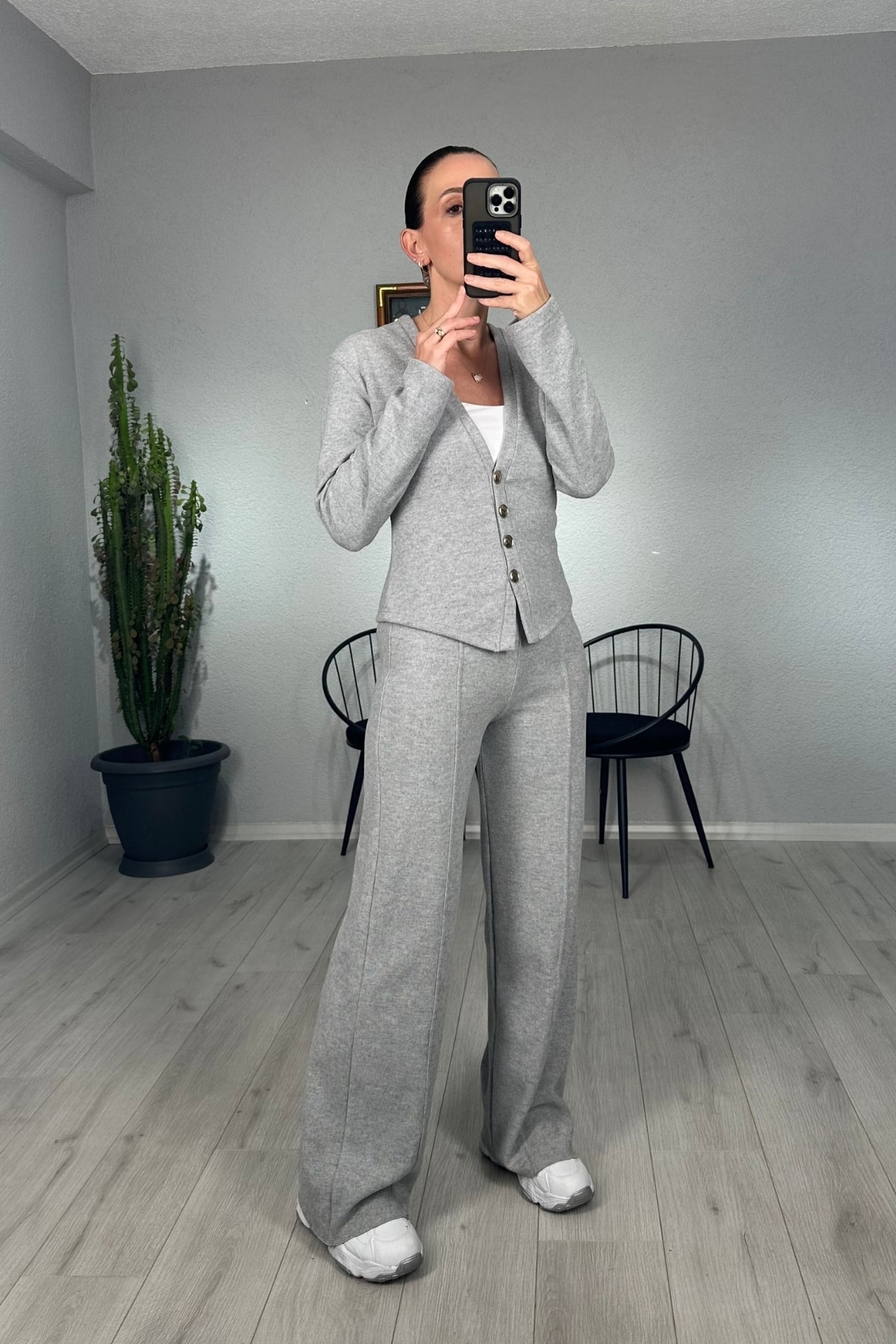Zara Model Pantolon Hırka Takım 