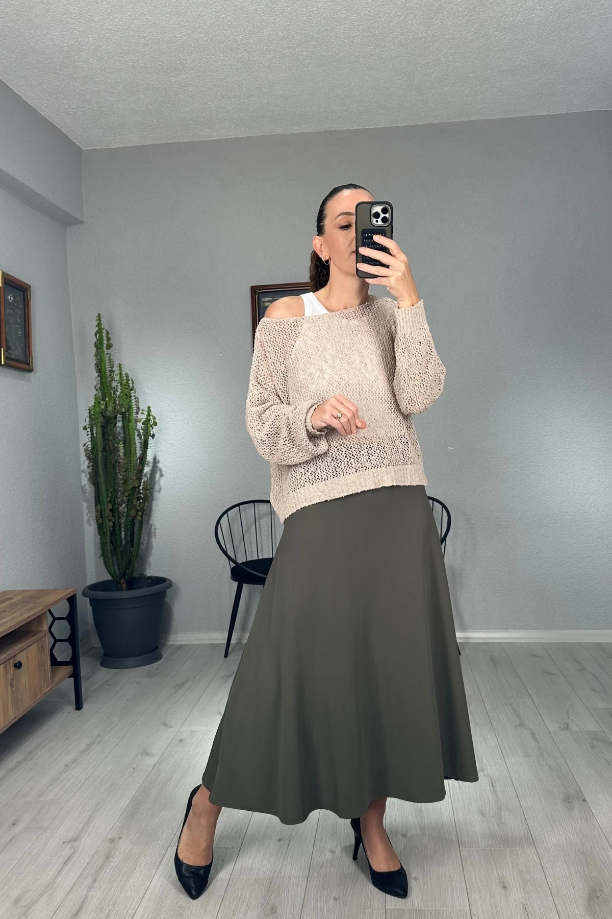 Diegonel Çan Etek  - Haki