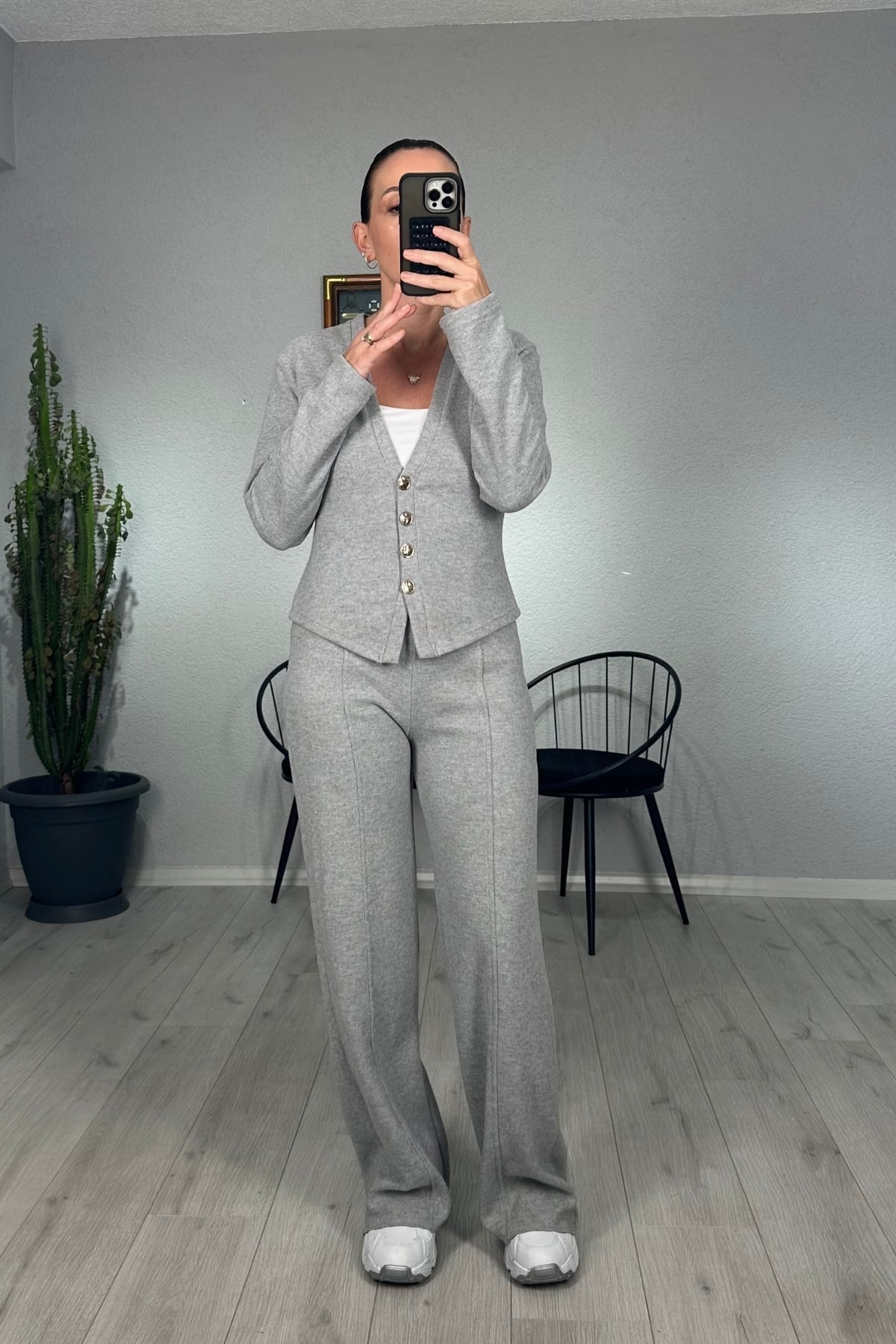 Zara Model Pantolon Hırka Takım 