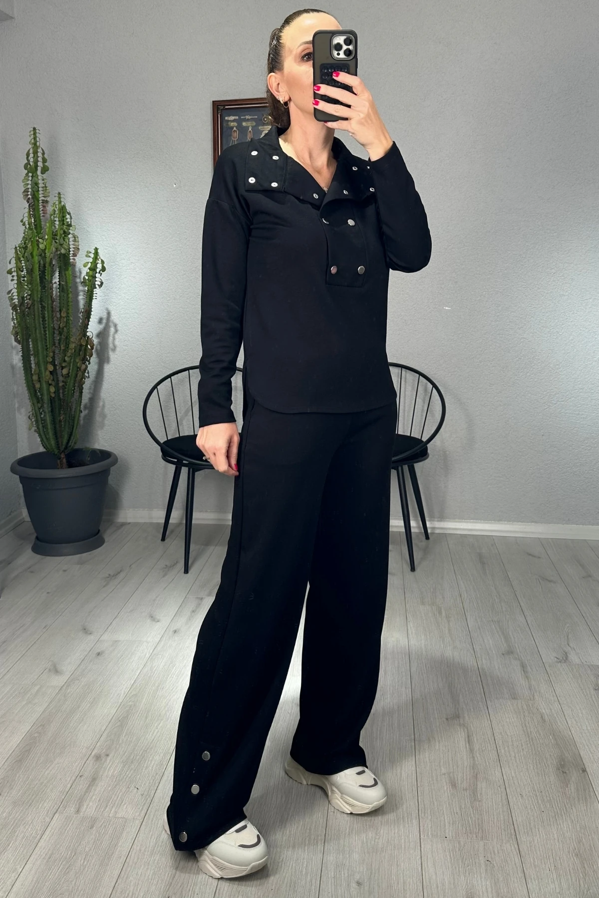 Çıtçıtlı Modal Takım