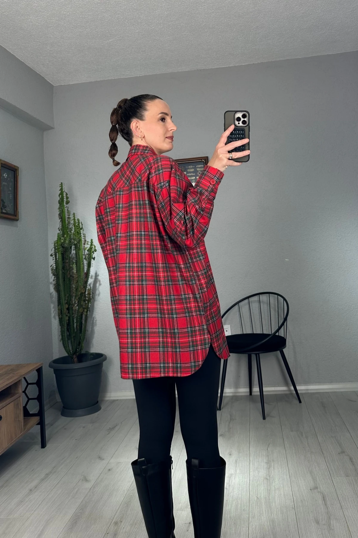 Oversize Oduncu Gömlek 