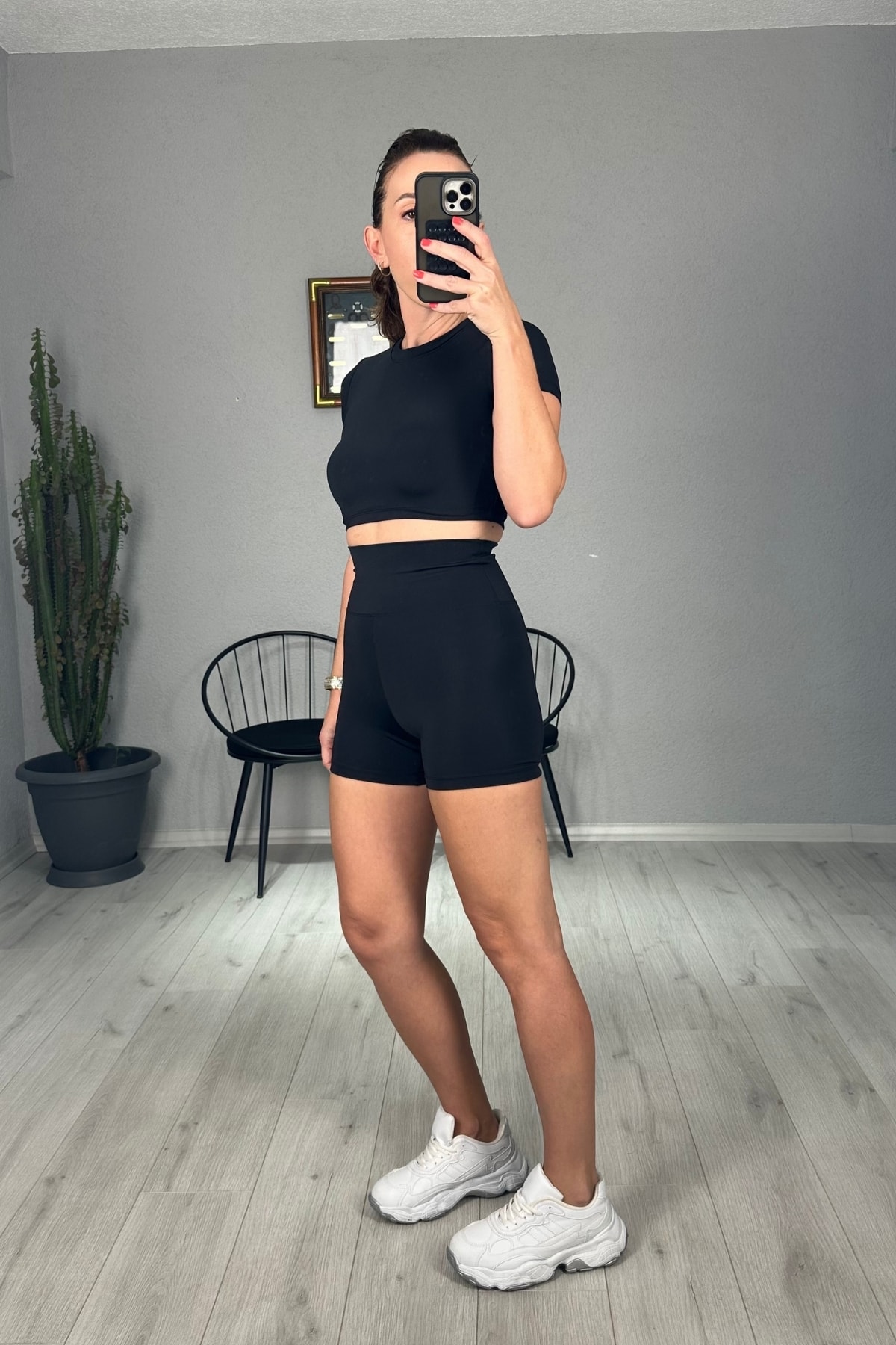 Oysh Crop Şort Takım 