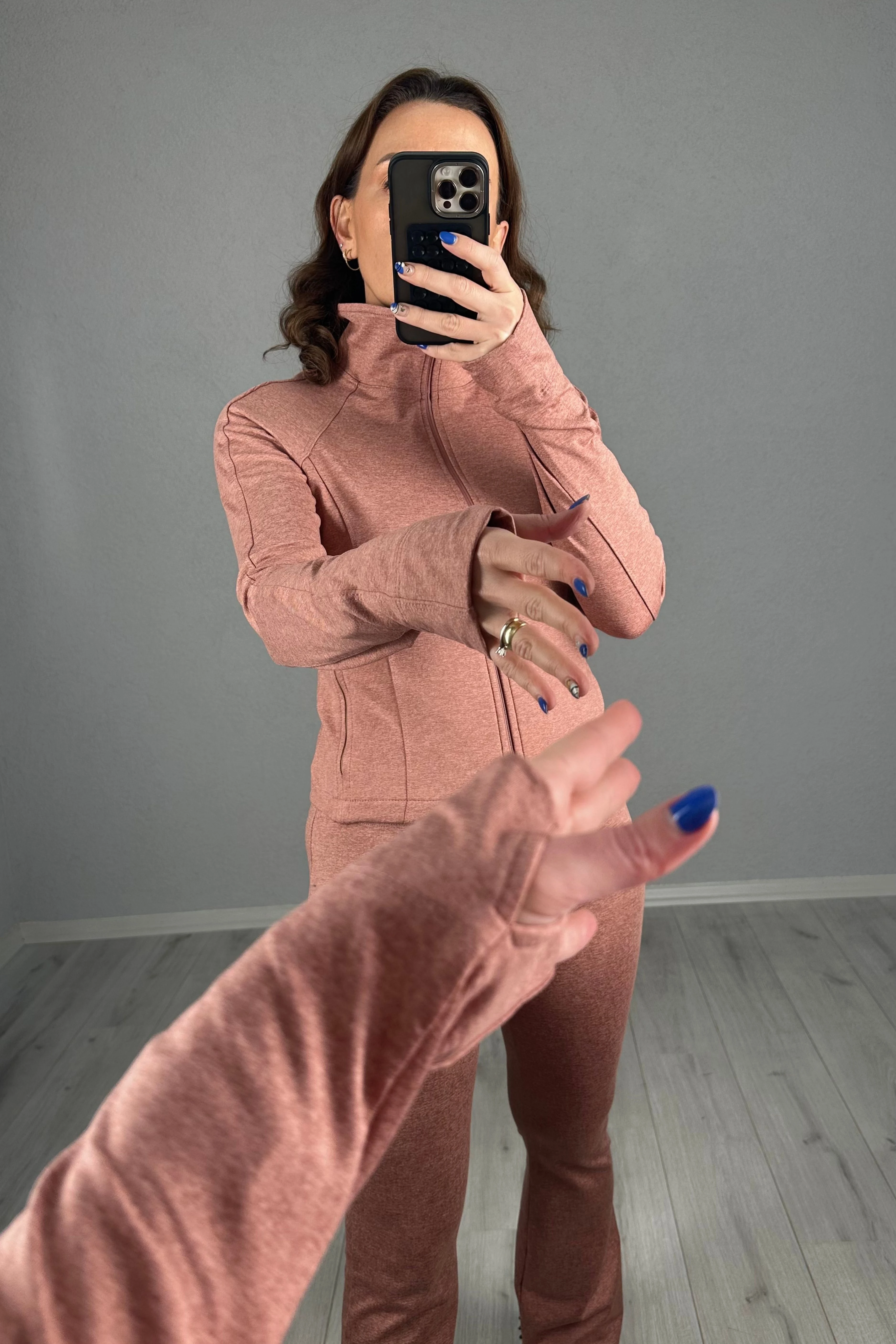 Rose Oysh İspanyol Tayt Ve Sweatshirt Takım 