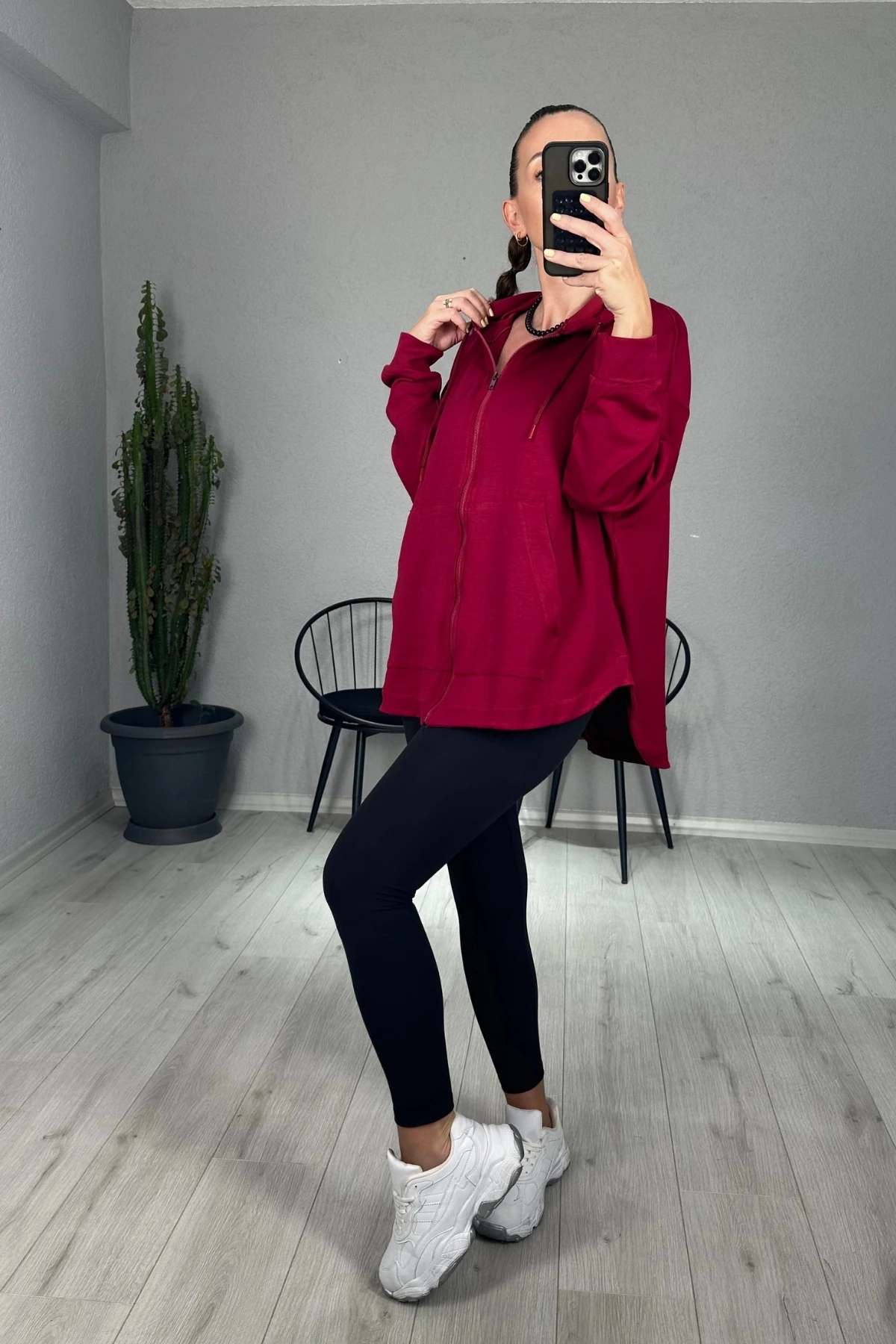 MYS Oversize Kapşonlu Sweatshirt