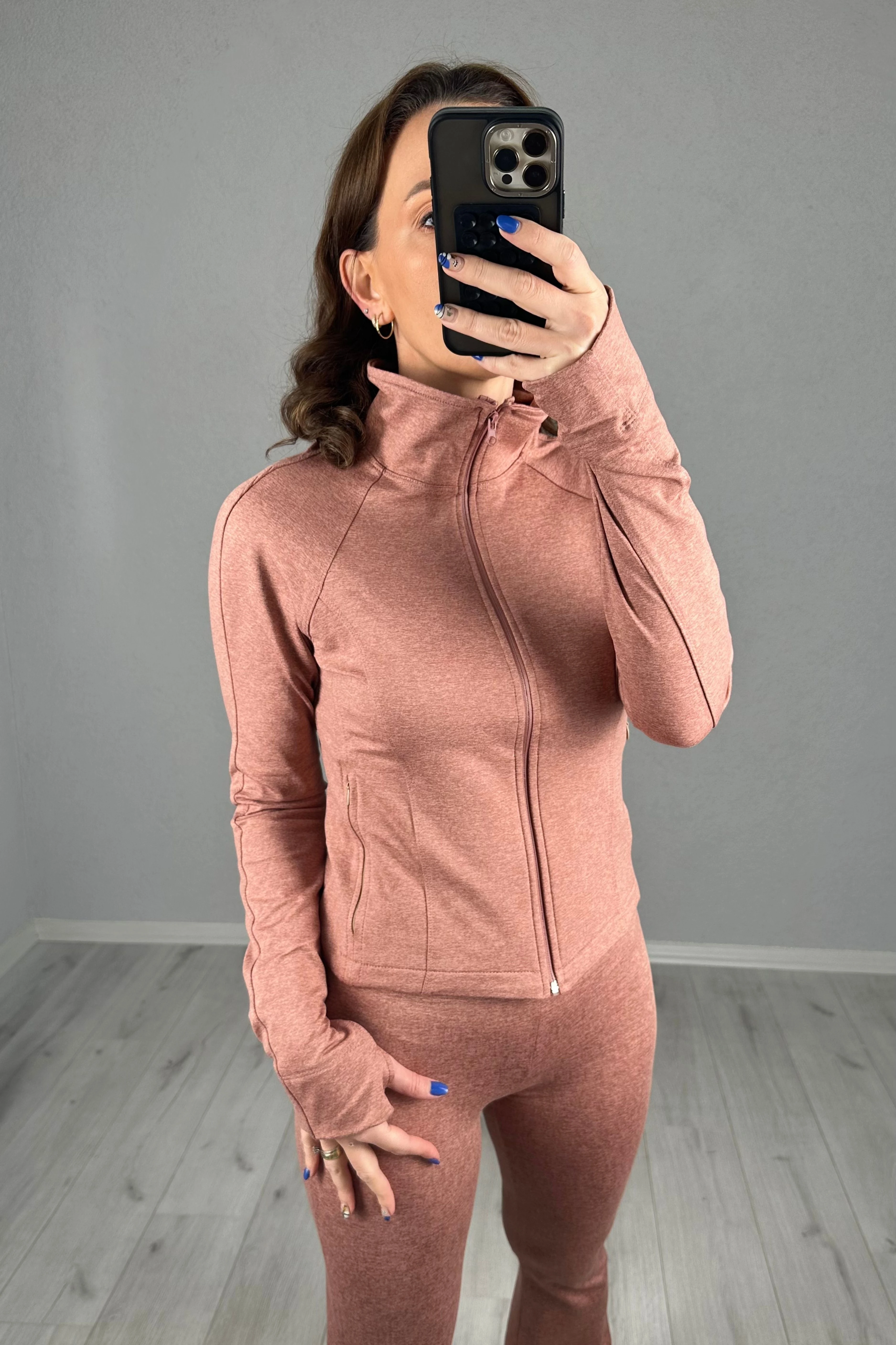 Rose Oysh İspanyol Tayt Ve Sweatshirt Takım 