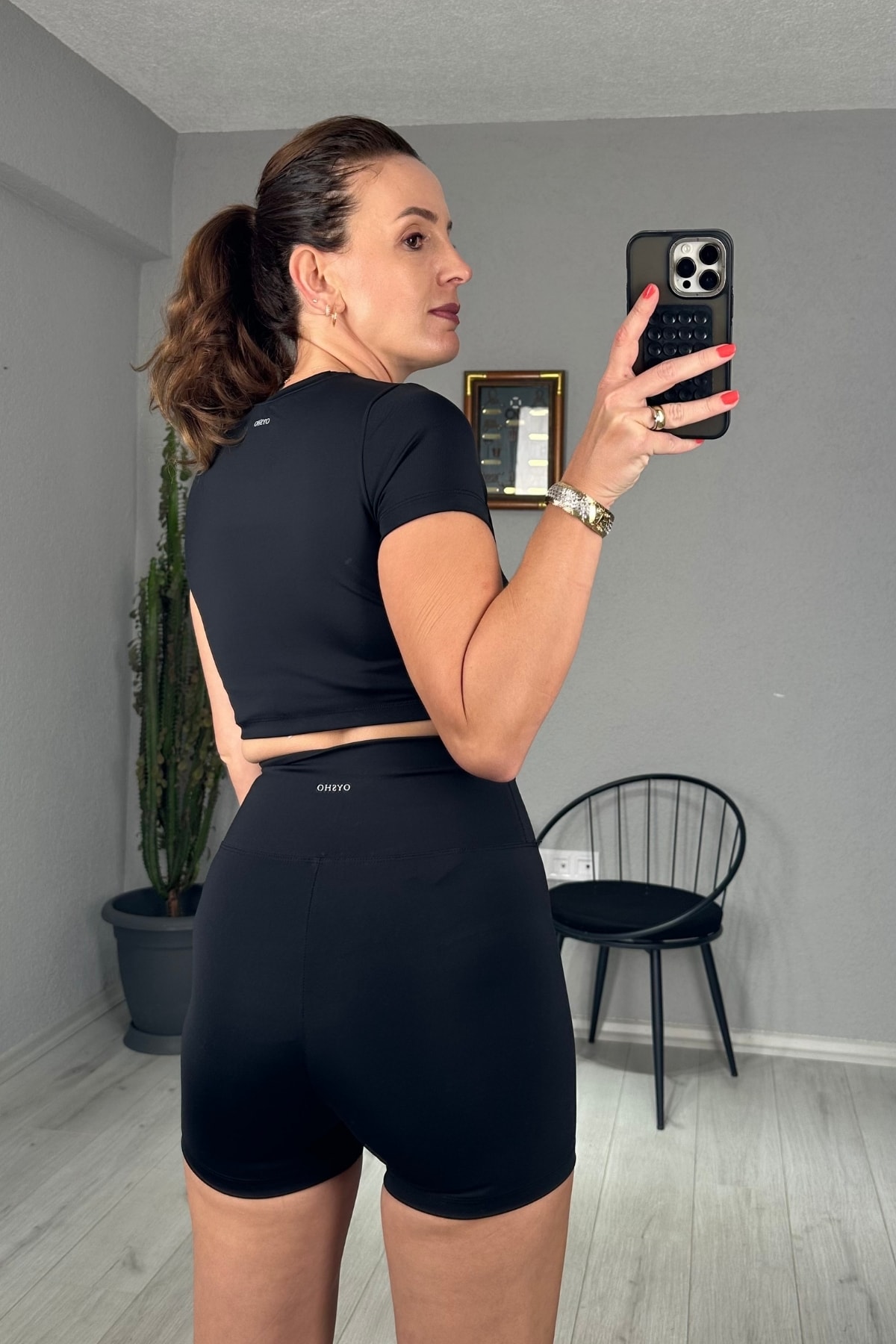 Oysh Crop Şort Takım 
