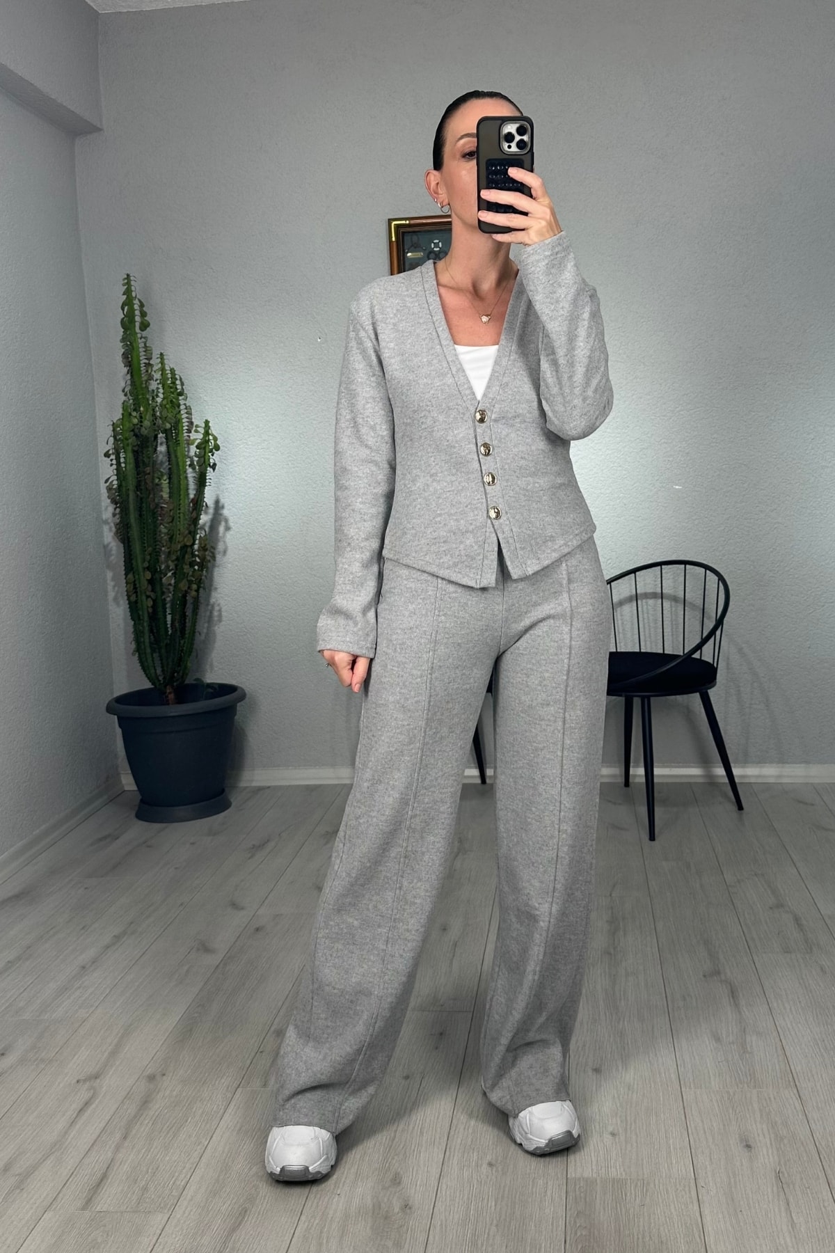 Zara Model Pantolon Hırka Takım 