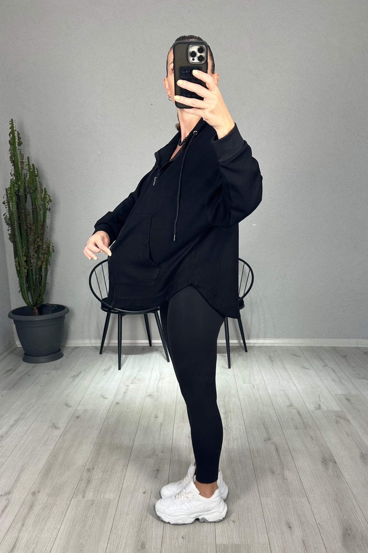 MYS Oversize Kapşonlu Sweatshirt
