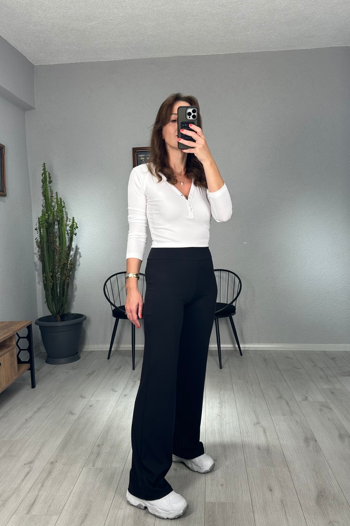 Oysh İçi Şardonlu Tayt Pantolon