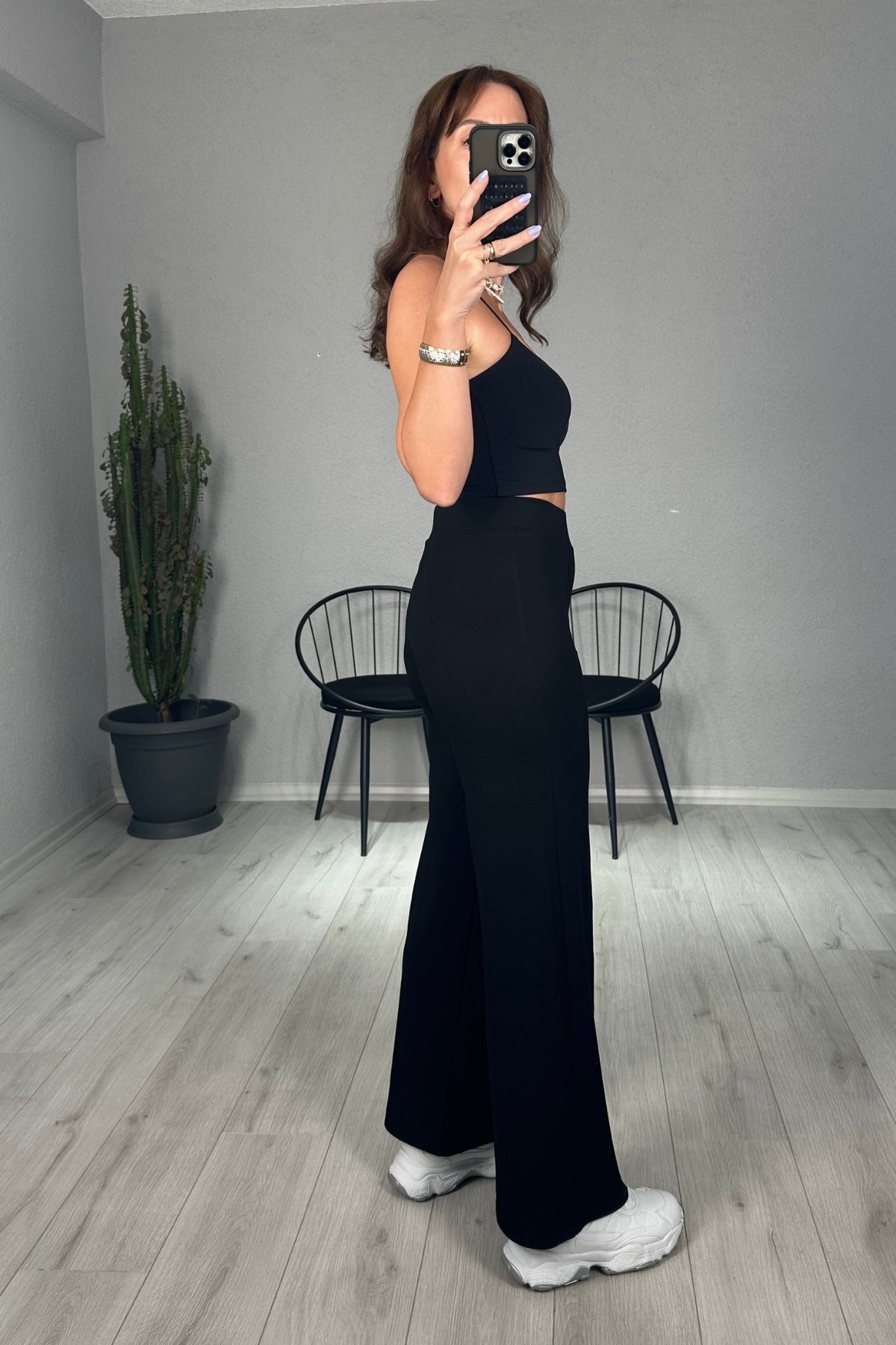 Modal Kumaş Çimalı Pantolon 